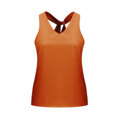 DEBAIJIA Longweste Damen Sommer Tank Top V-Ausschnitt Ärmellose Top Lässige Unterhemd