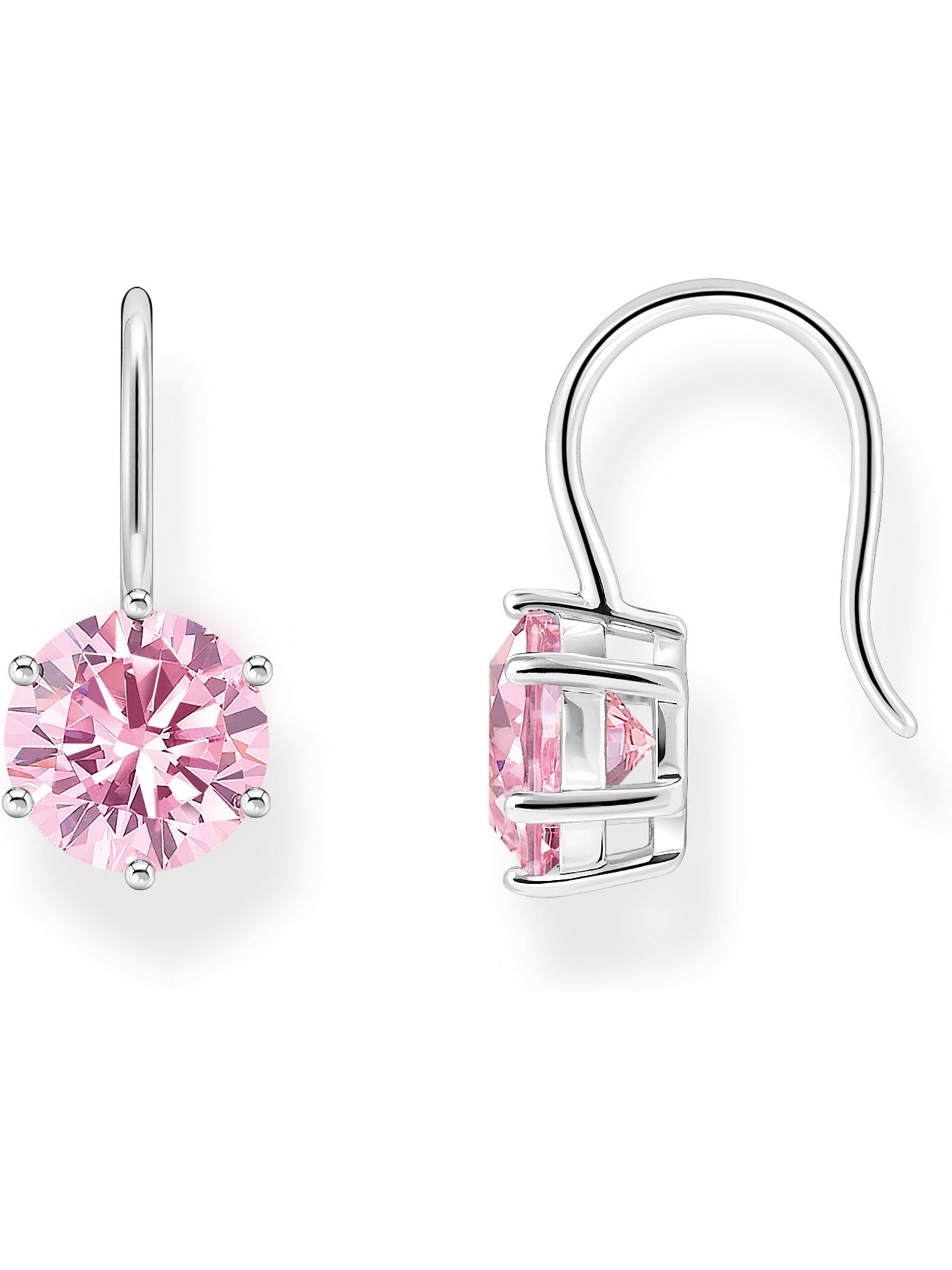 Paar Ohrhänger Thomas Sabo Damen-Ohrhänger 925er Silber Zirkonia