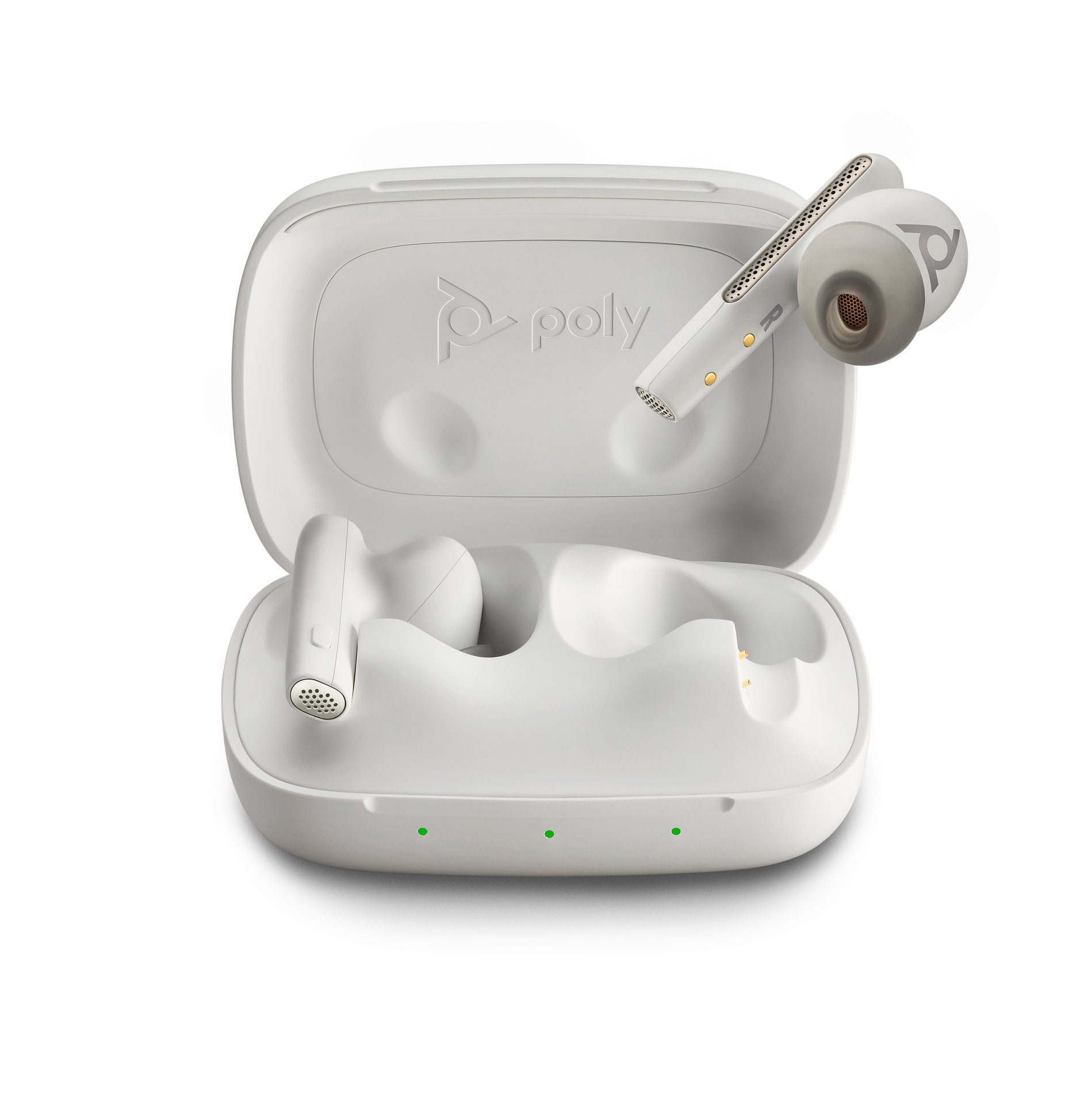 Poly Voyager Free 60 UC USB-C Kopfhörer (Active Noise Cancelling (ANC) Weiß | Kopfhörer