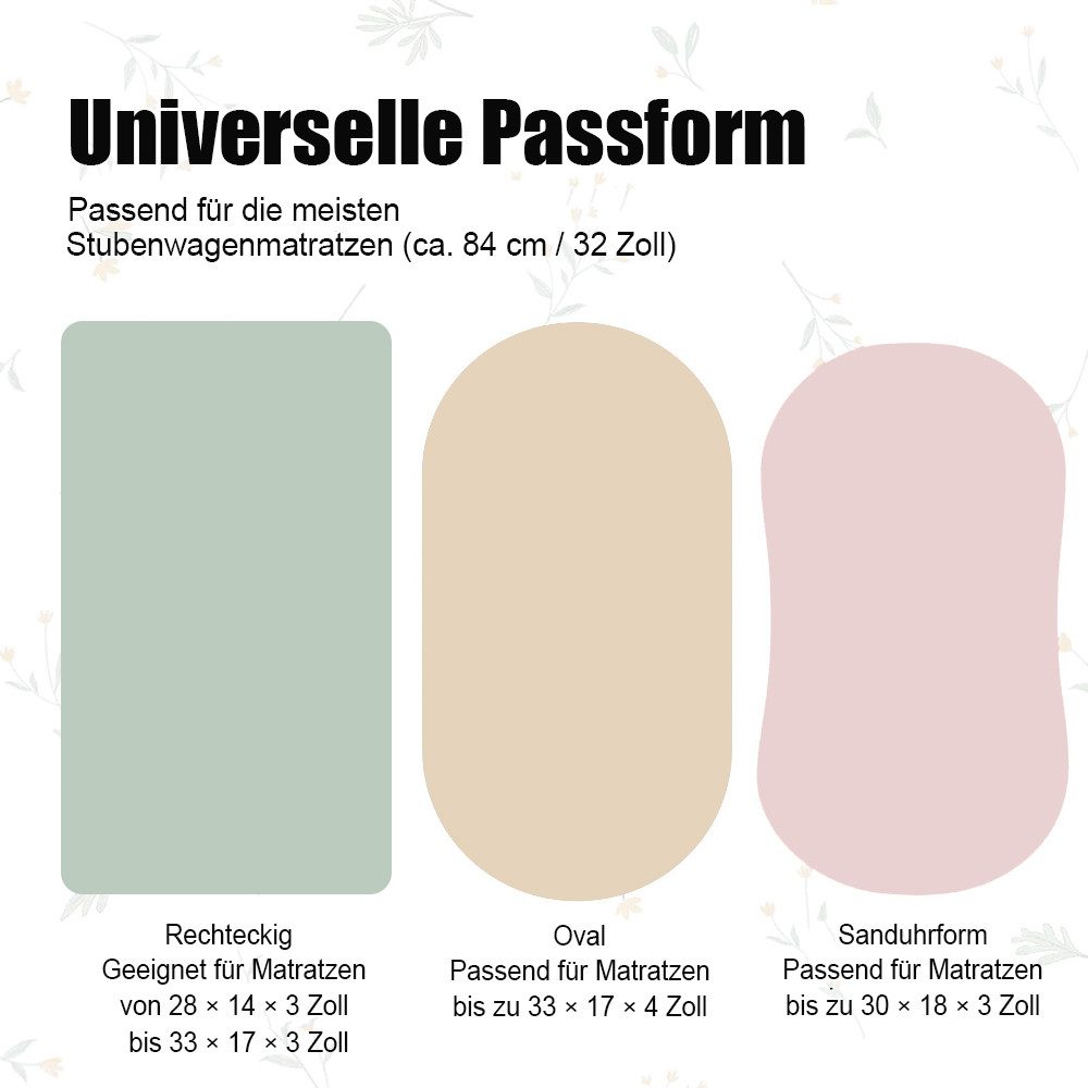 FOUORTUNATE-BEE Spannbettlaken 3er-Pack Spannbettlaken, (3 Stück), Geeignet günstig online kaufen