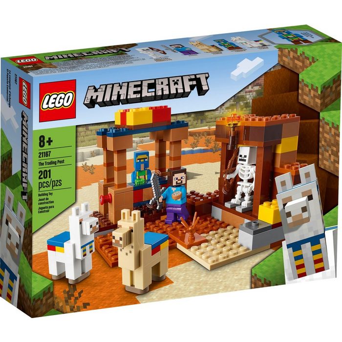LEGO® Konstruktionsspielsteine LEGO Minecraft™ - Der Handelsplatz (201 St)