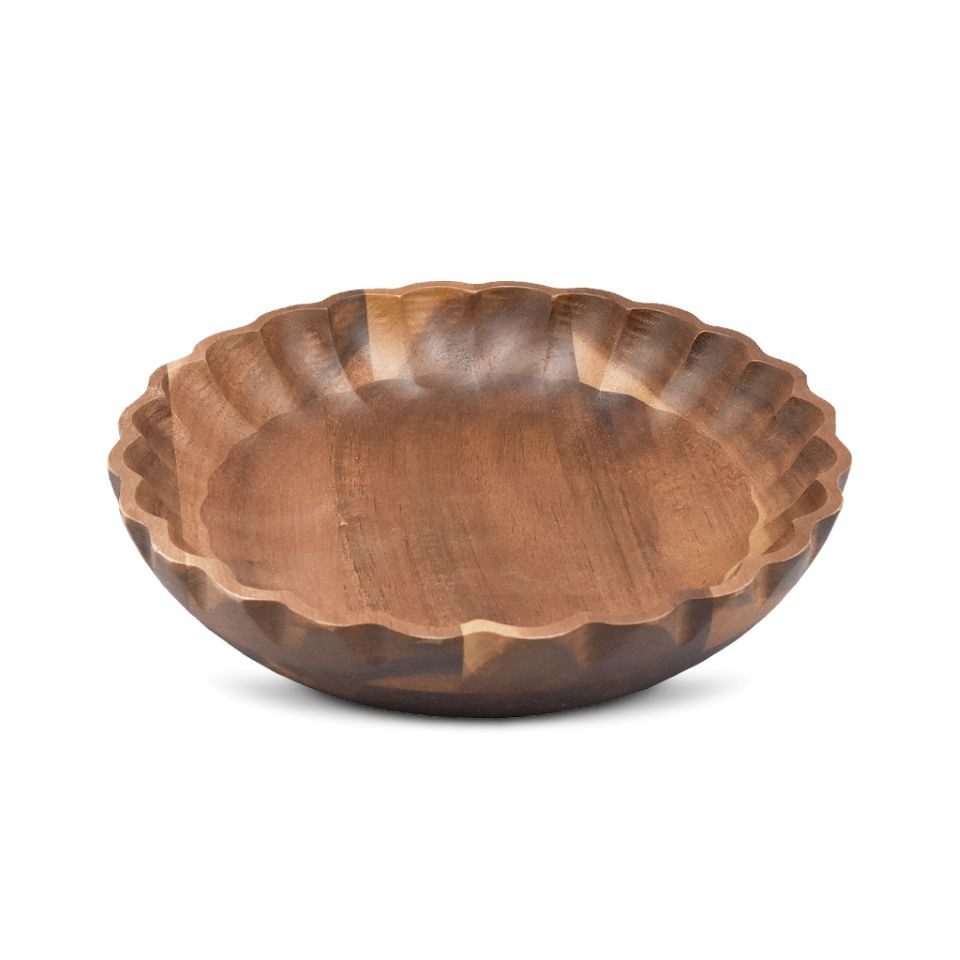 Livenza Servierschale Flori, Akazienholz, (1-tlg)