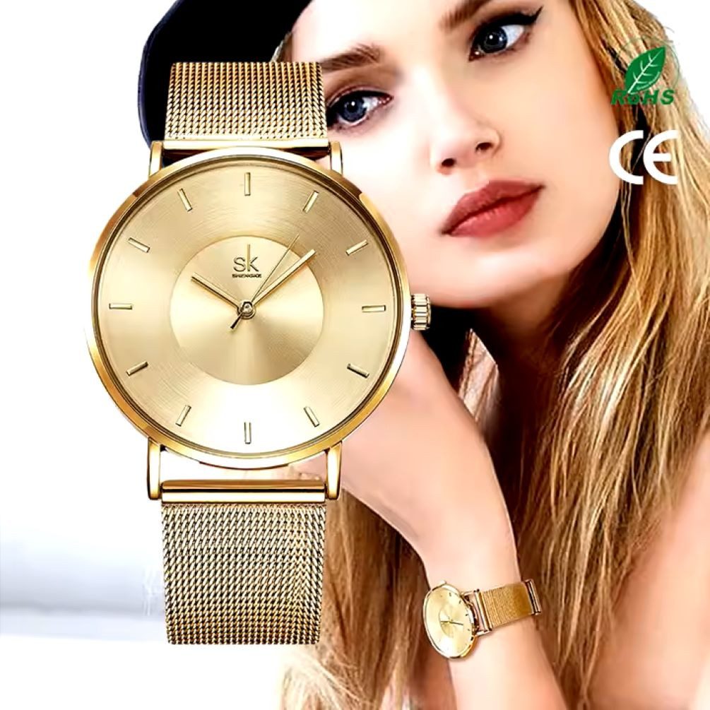 Tidy Schmuckset Shengke SK 0059-3 Luxus-Geschenkuhr-Set: Uhr, Halskette & Armband