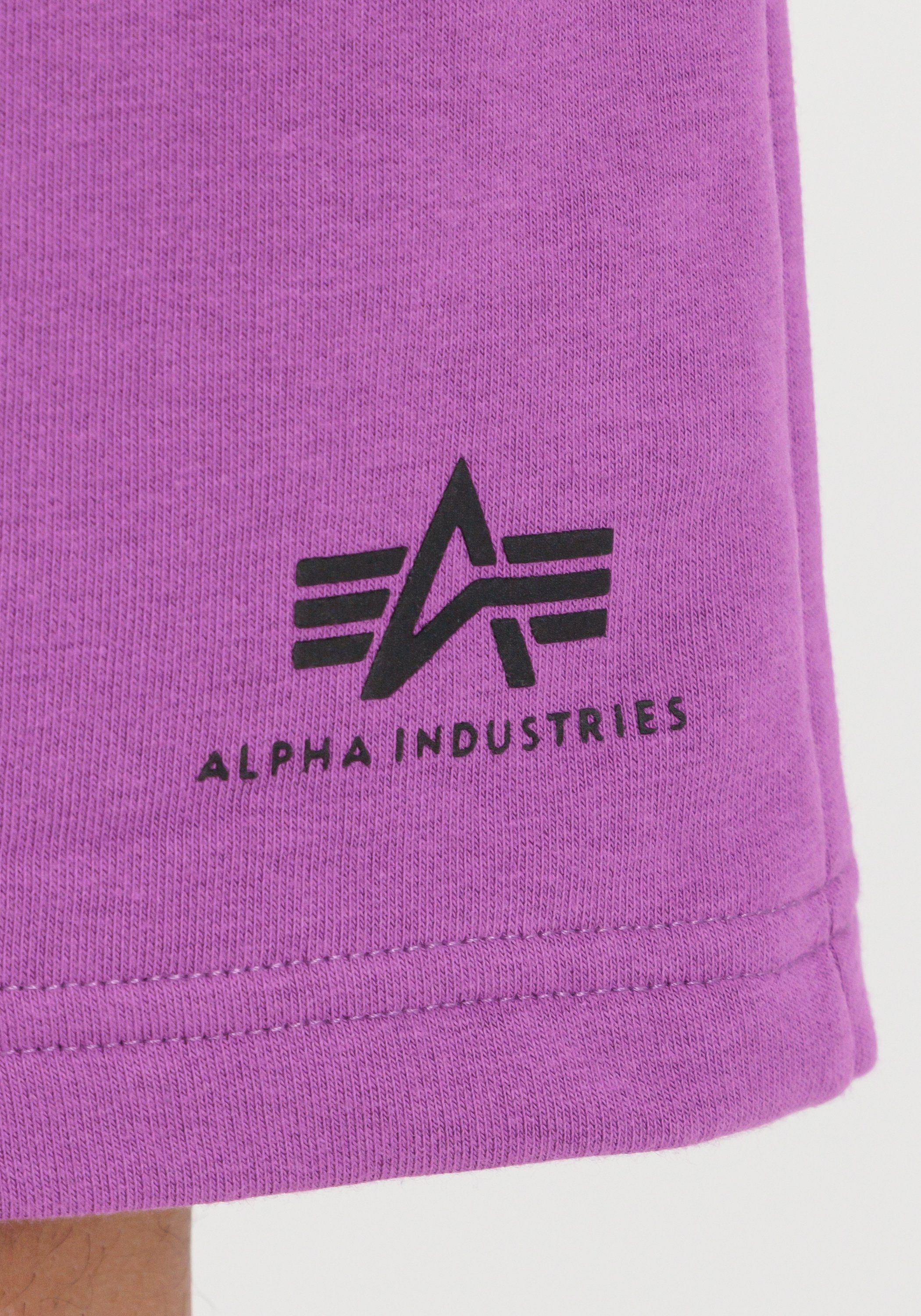 Industries Alpha dark Short Men Shorts magenta Alpha Basic - SL Sweatshorts Industries