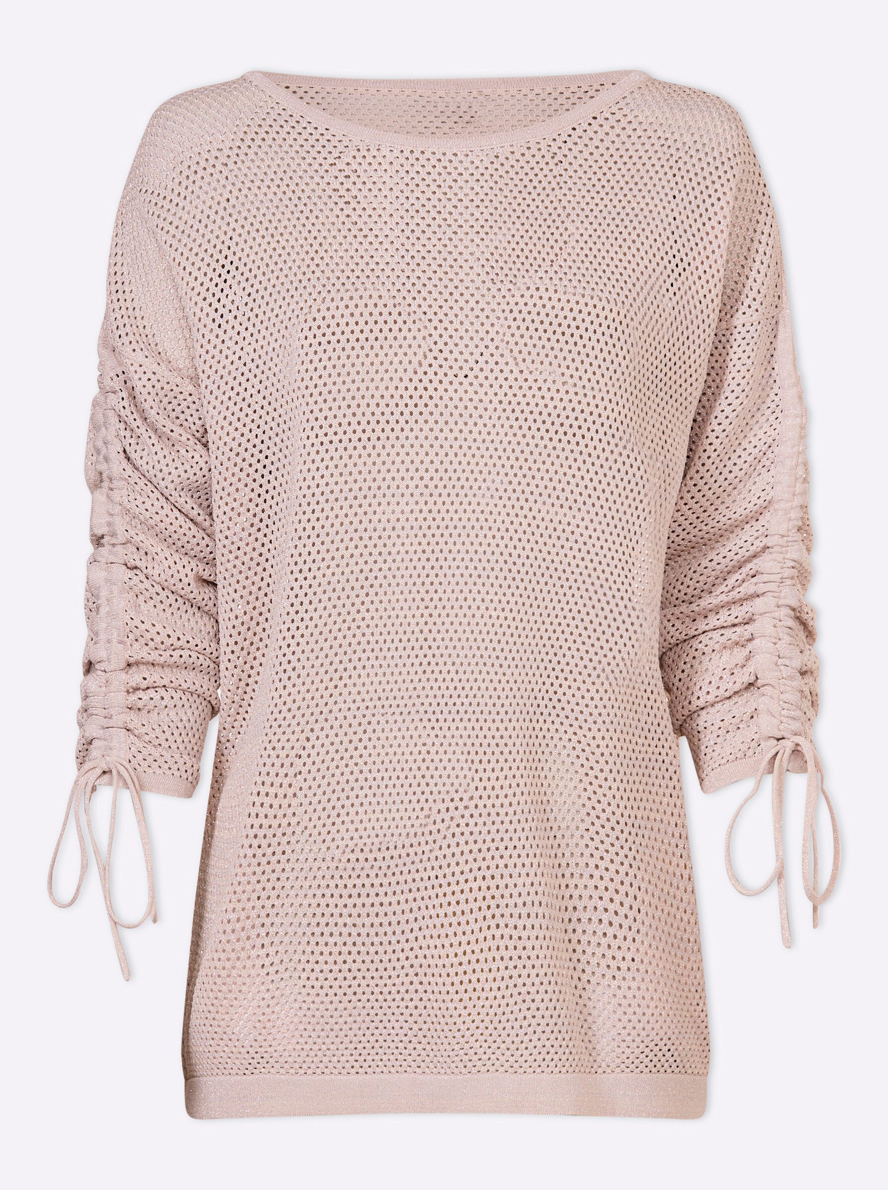 heine Strickpullover Ajourpullover .