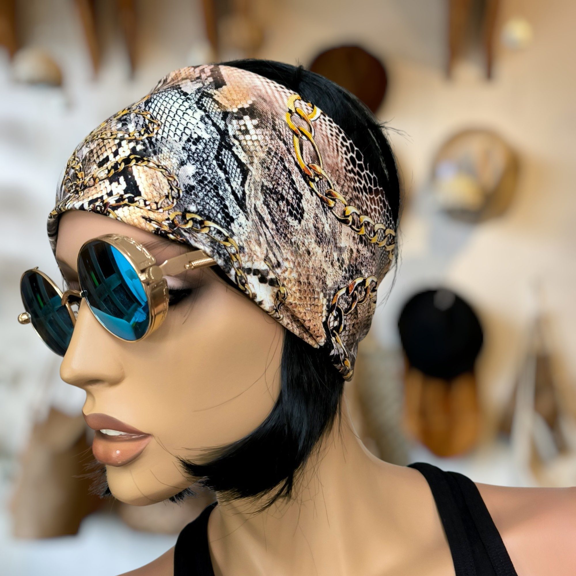 Britta Meier Haarband Brittas-Style Viskose Extra-Breite Haarbänder, Hochwertiger Viskosestoff