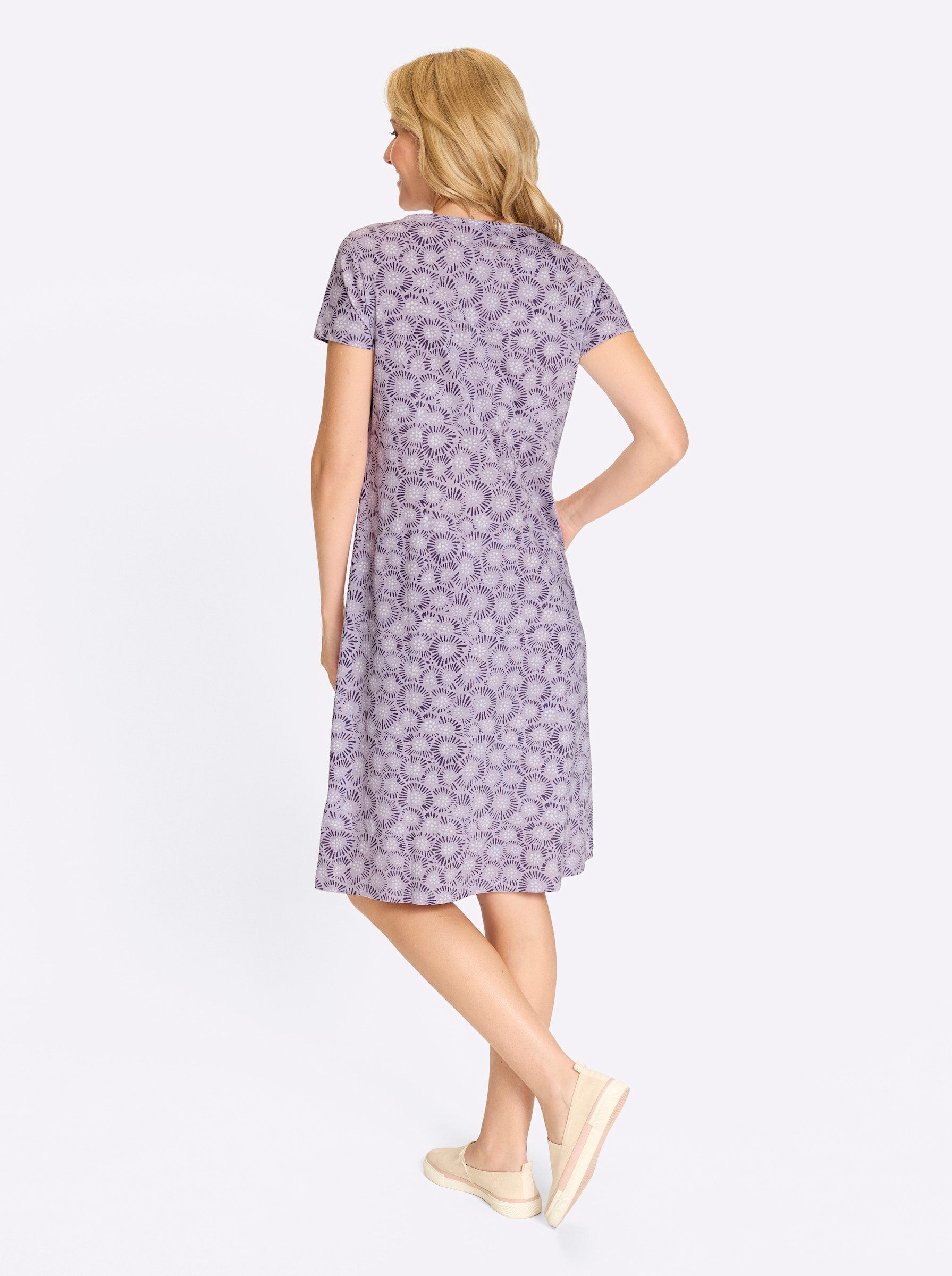 Sieh an! Jerseykleid Jersey-Kleid Kurzarm