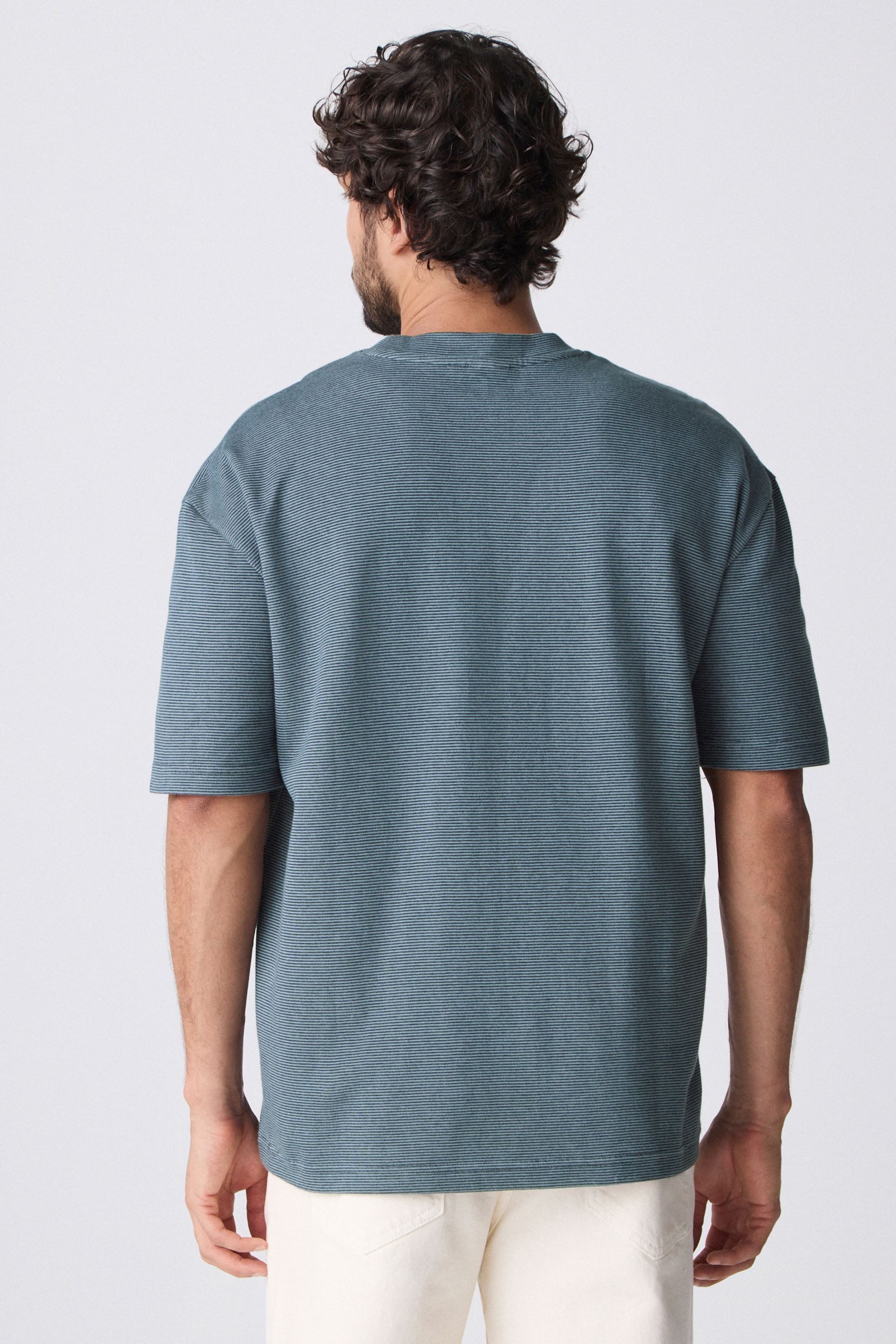 Next T-Shirt Gestreiftes T-Shirt im Relaxed-Fit günstig online kaufen