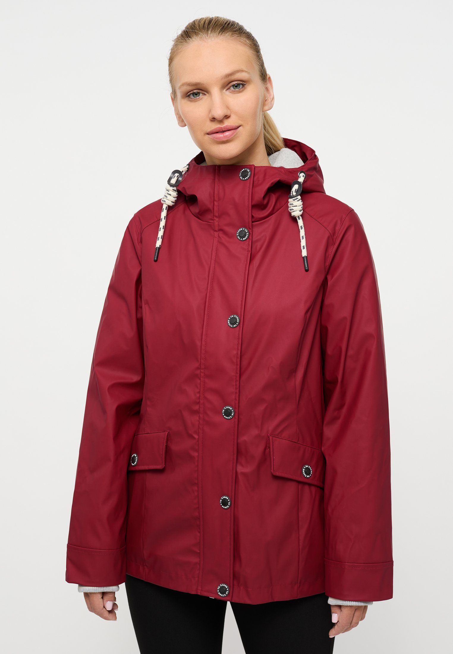 Eterna rubinrot Regenjacke