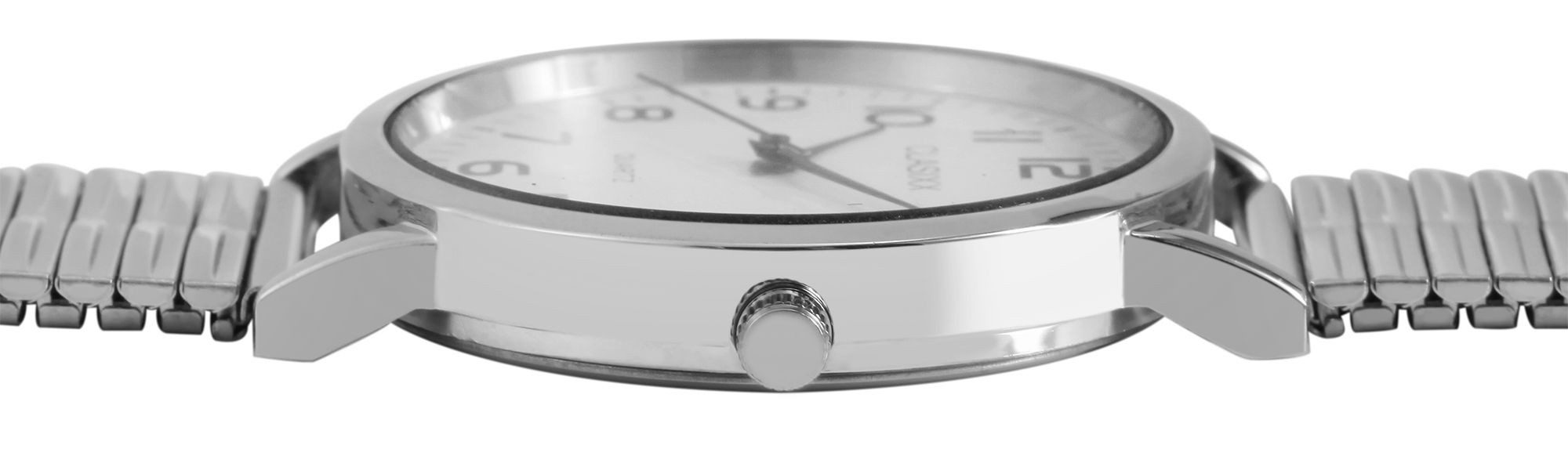 Clasixx Quarzuhr Xenia mit Edelstahlzugarmband, Mineralglas, Herren, Herren günstig online kaufen