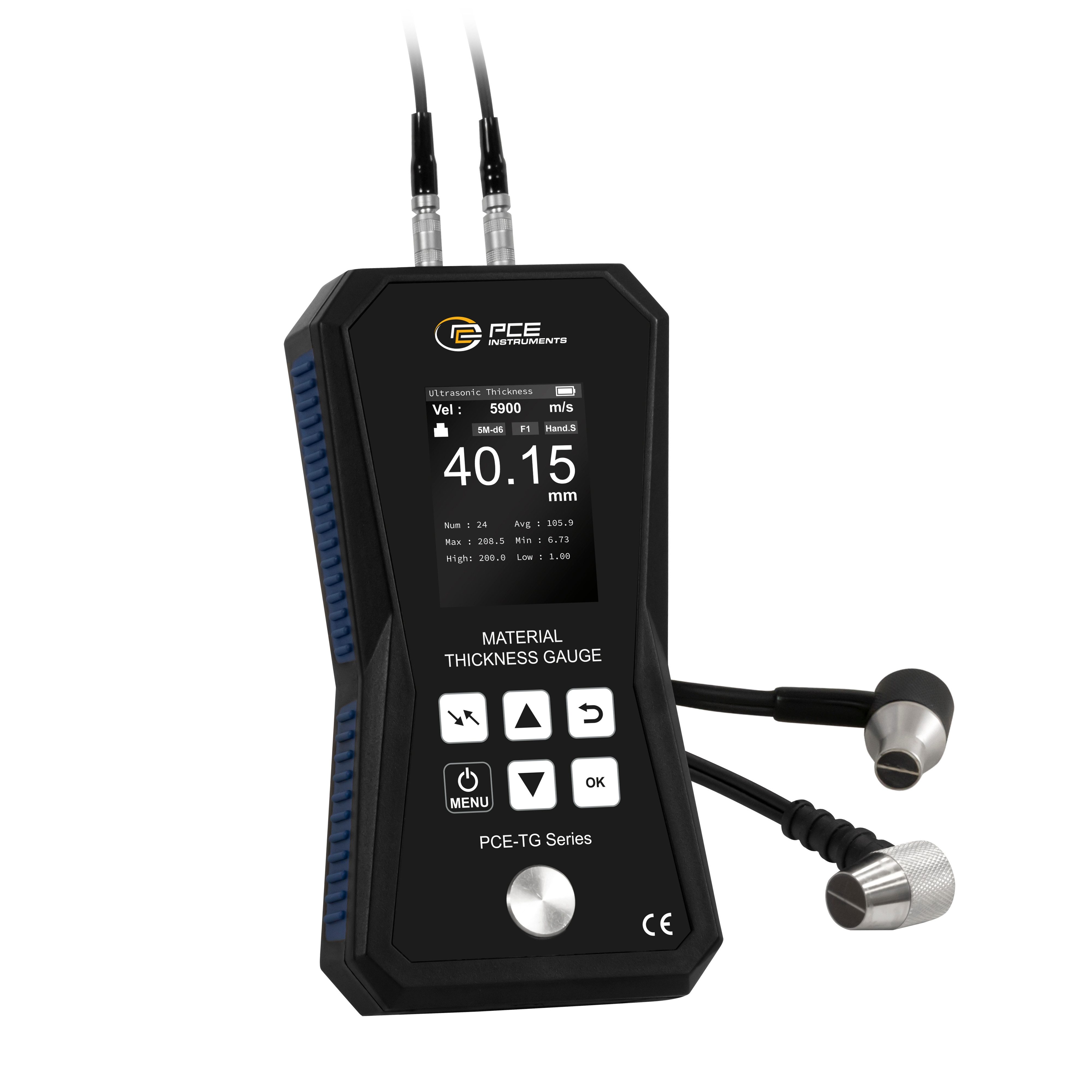 PCE Instruments Schichtdickenmessgerät Materialdickenmessgerät PCE-TG 150A HT-ICA