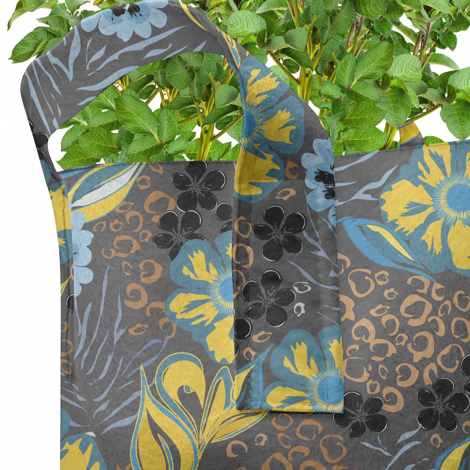 Abstrakt Griffen Details Pflanzen, Blumen mit Pflanzkübel Stofftöpfe eingekreist hochleistungsfähig Abakuhaus für