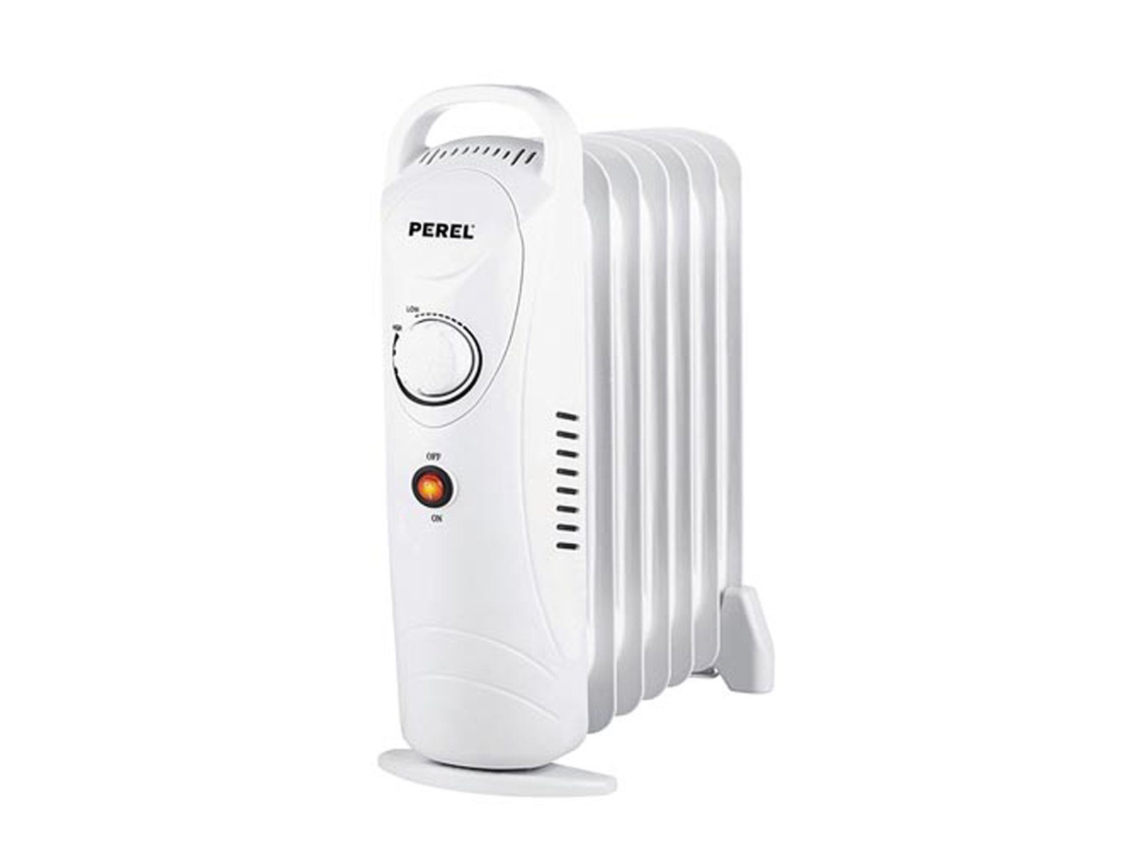 PEREL Ölradiator, 700 W, Elektro Heizkörper 7 Rippen mobile Elektroheizung leise Heizradiator