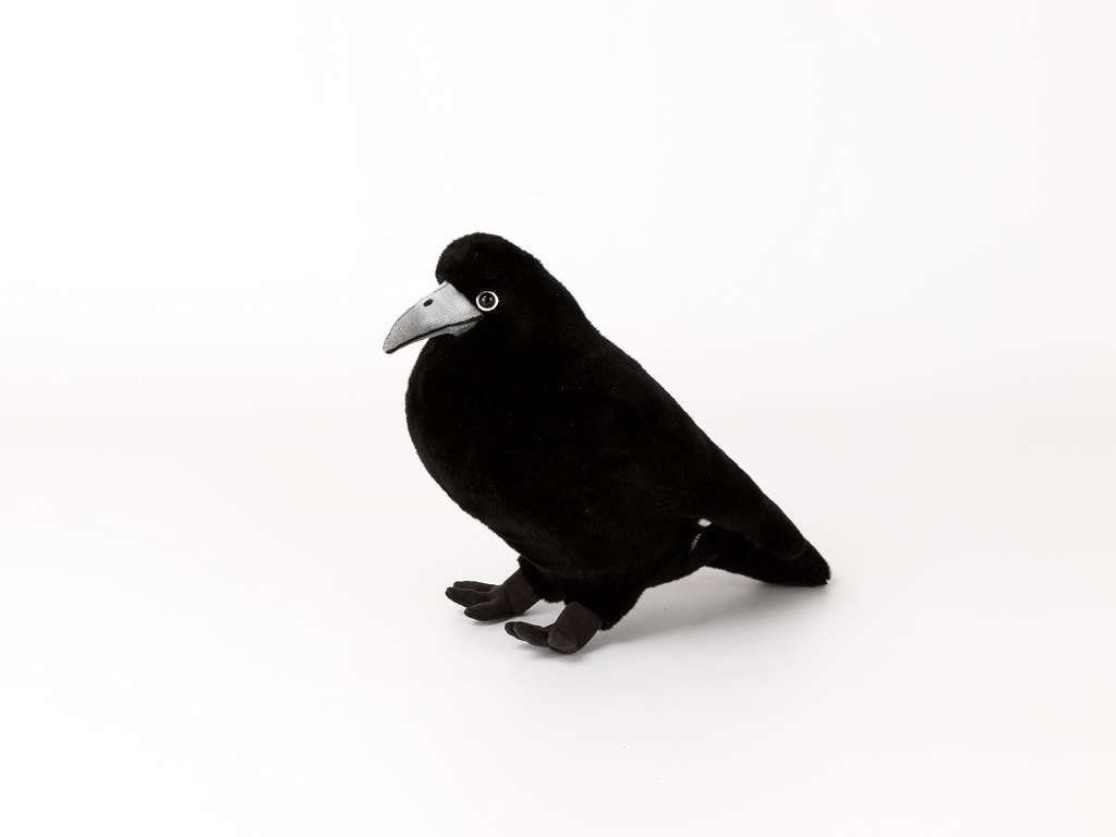 Kösen Kuscheltier Kösen Saatkrähe Ilse 29 cm Vogel schwarz Rabe