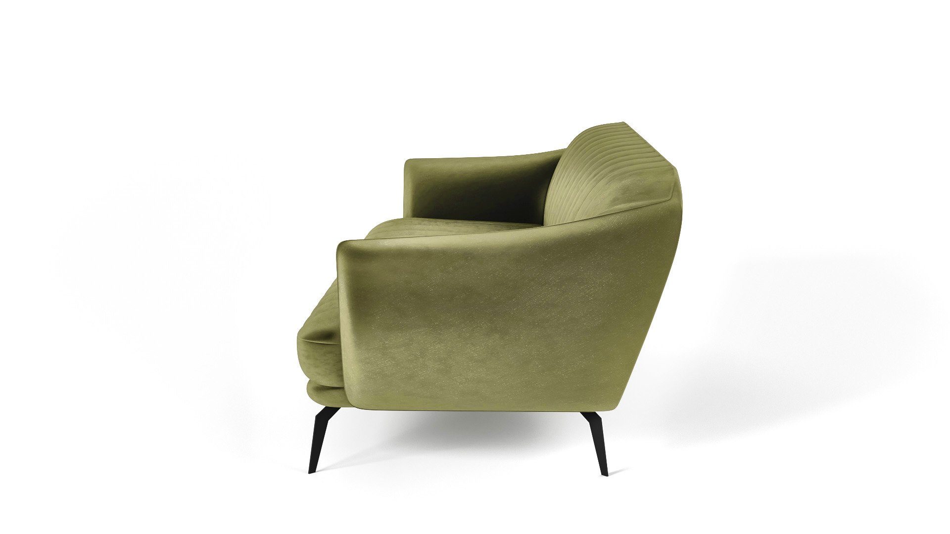 - Sofa Sofa Sofa 3 Elegantes 3-Sitzer Ausklappbares Dreisitzer - Grün Siblo Fore 3-Sitzer - Sofa Modernes