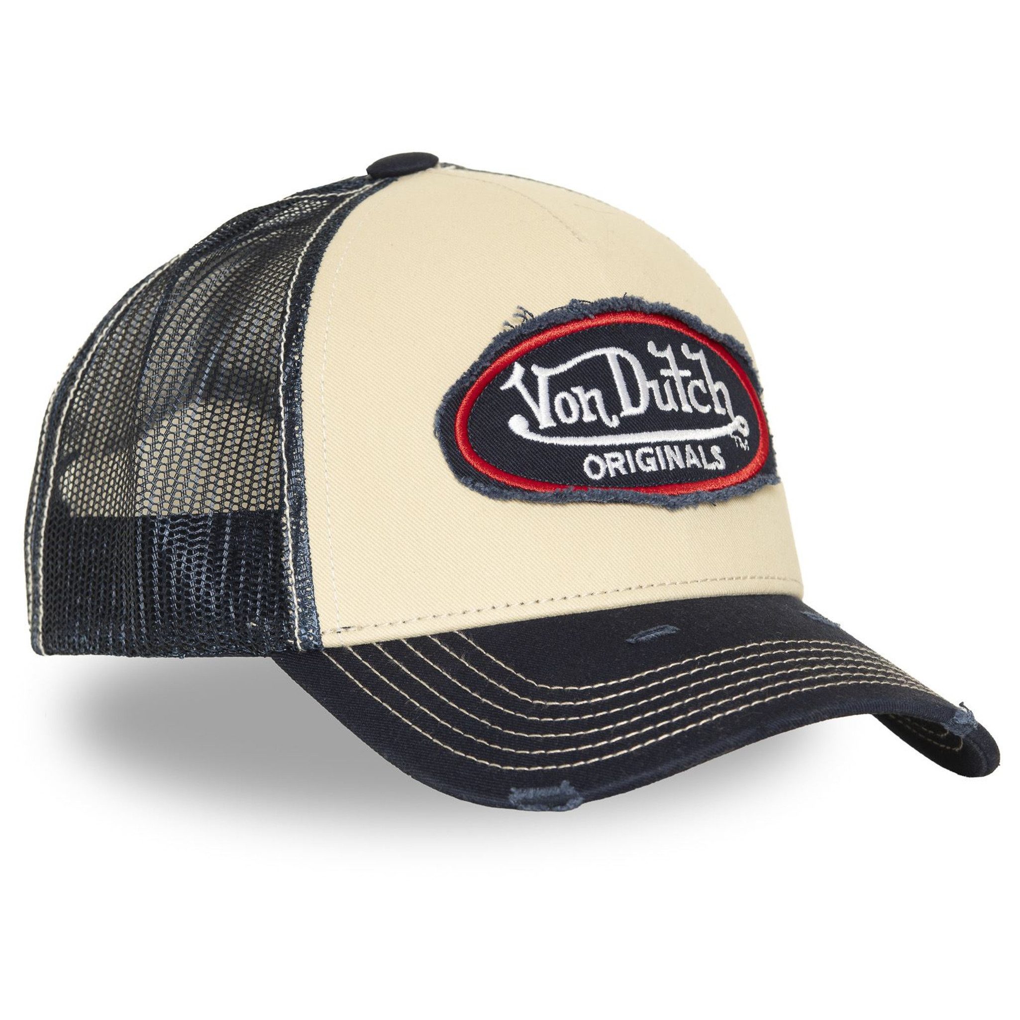 Von Dutch Trucker Cap Von Dutch Originals Trucker Cap - URBAN USED Effects (Basecap, Basecap, Meshcap, Trucker Kappe) Used-Look