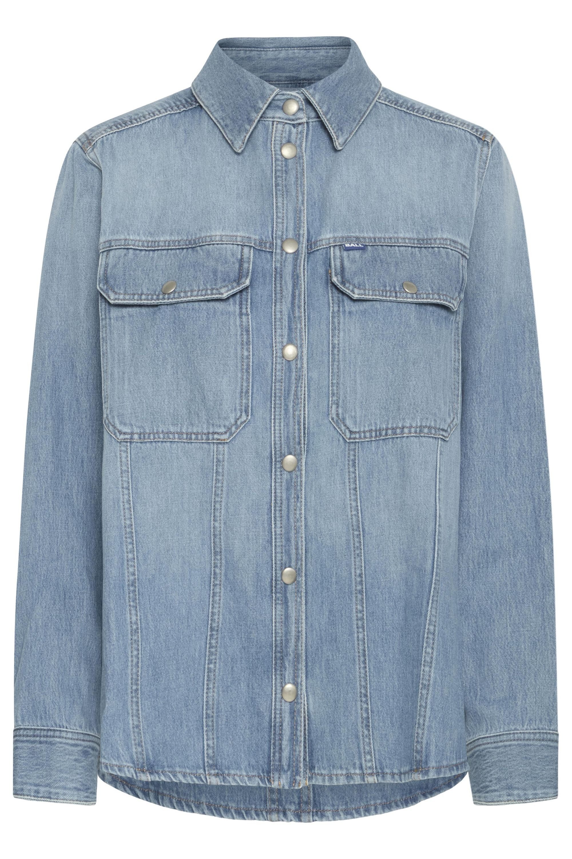 BALL Hemdbluse BALEON Cooles Denimhemd günstig online kaufen