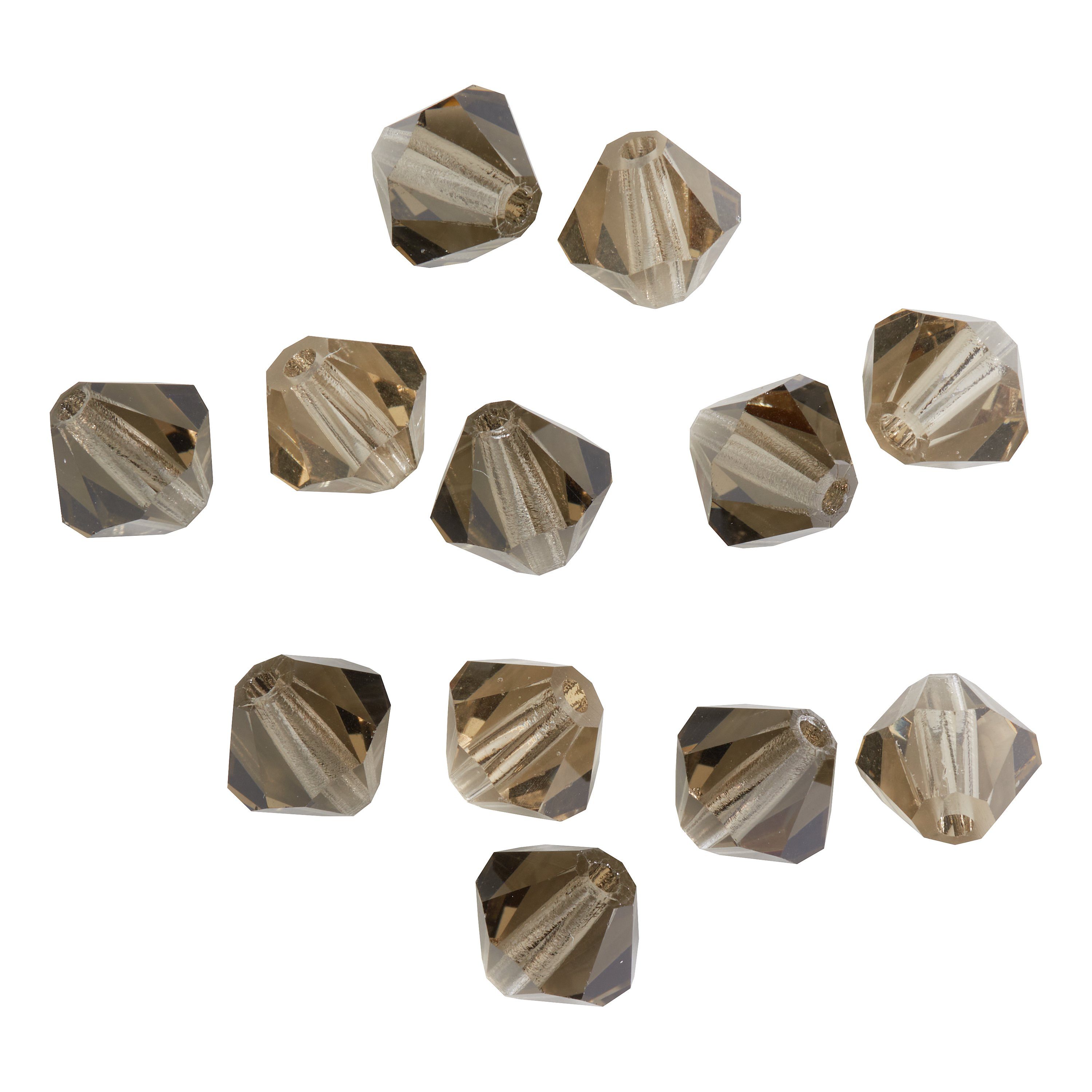 Pracht Bastelperlen Glasschliffglitzerperlen, 6 mm