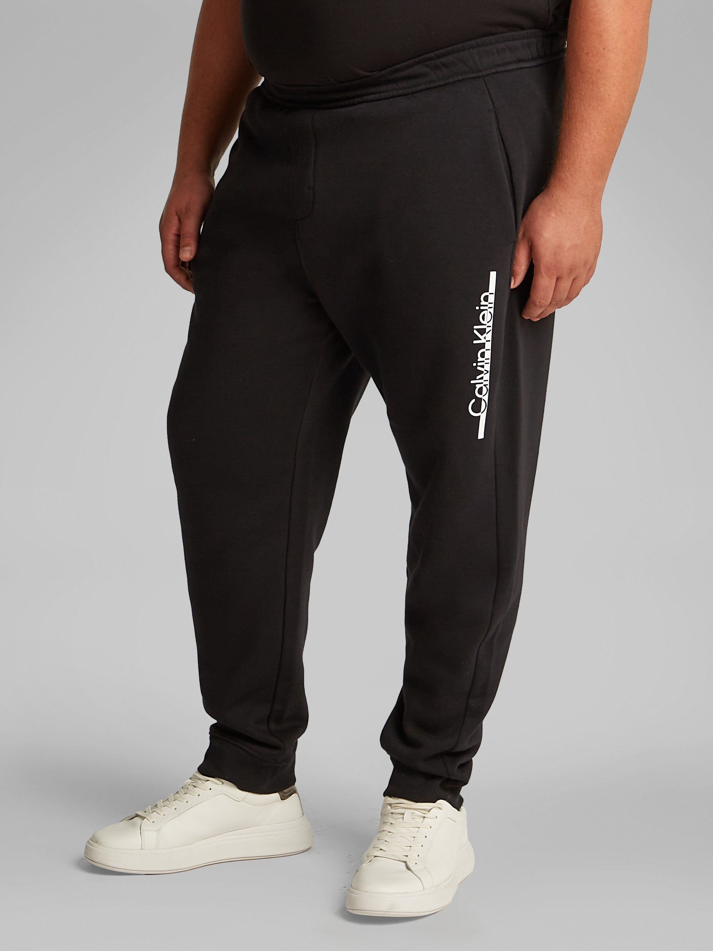 Calvin Klein Big&Tall Jogginghose BT_SPLIT LINE LOGO JOGGER in Großen Größen mit Logoprint