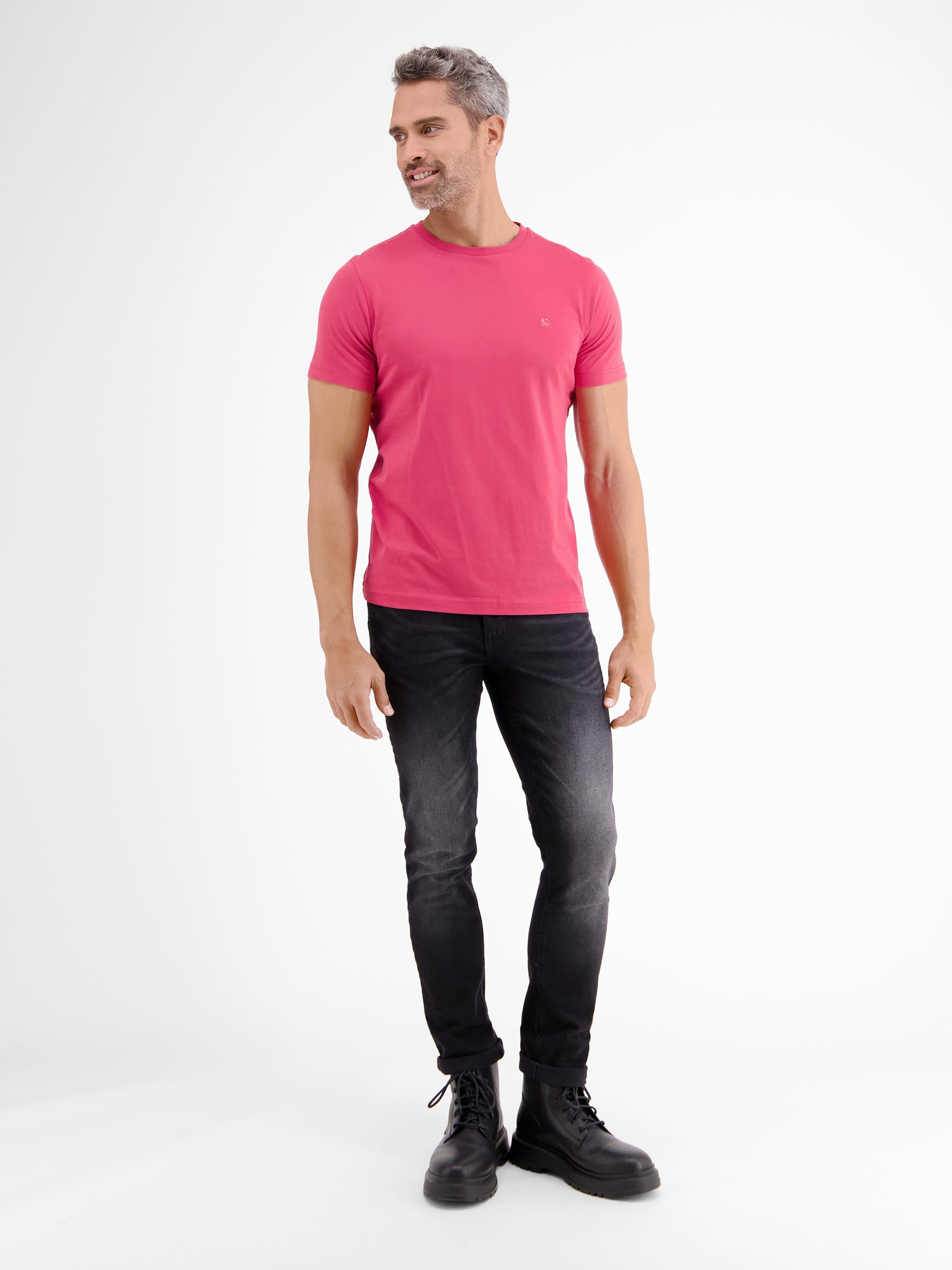 LERROS T-Shirt LERROS T-Shirt ROSE O-Neck mit DUSTY
