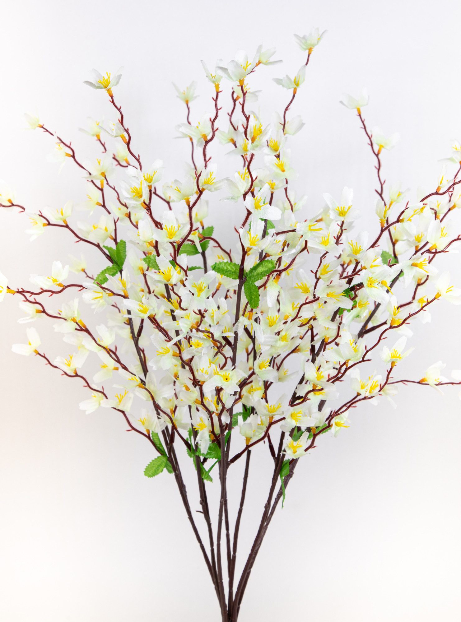 Kunstblume Forsythienbusch 65cm ZF Goldflieder Goldglöckchen künstliche For günstig online kaufen