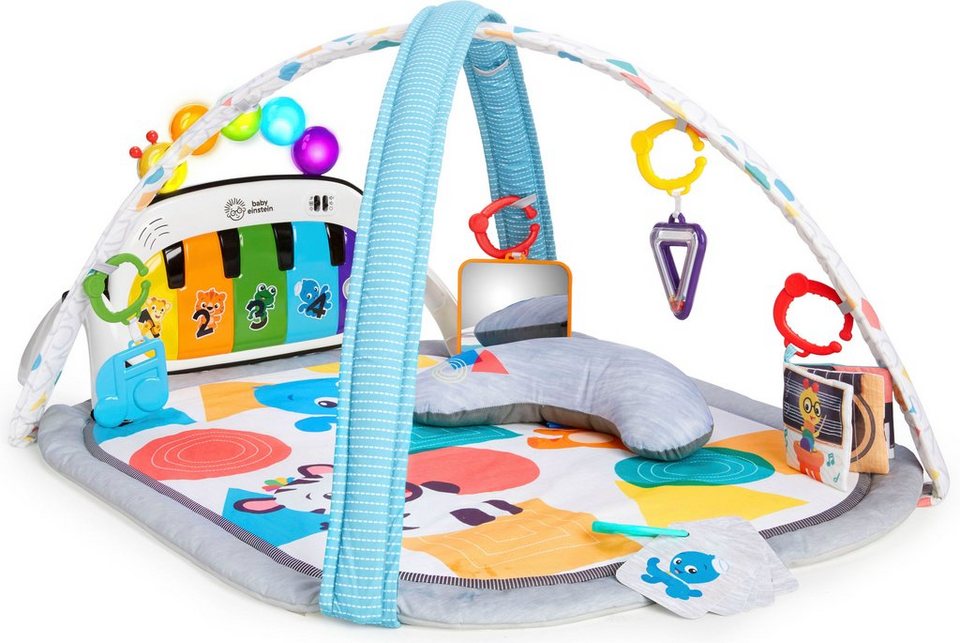 Baby Einstein Spielbogen 4-in-1 Spieldecke Kickin' Tunes, mit Sound