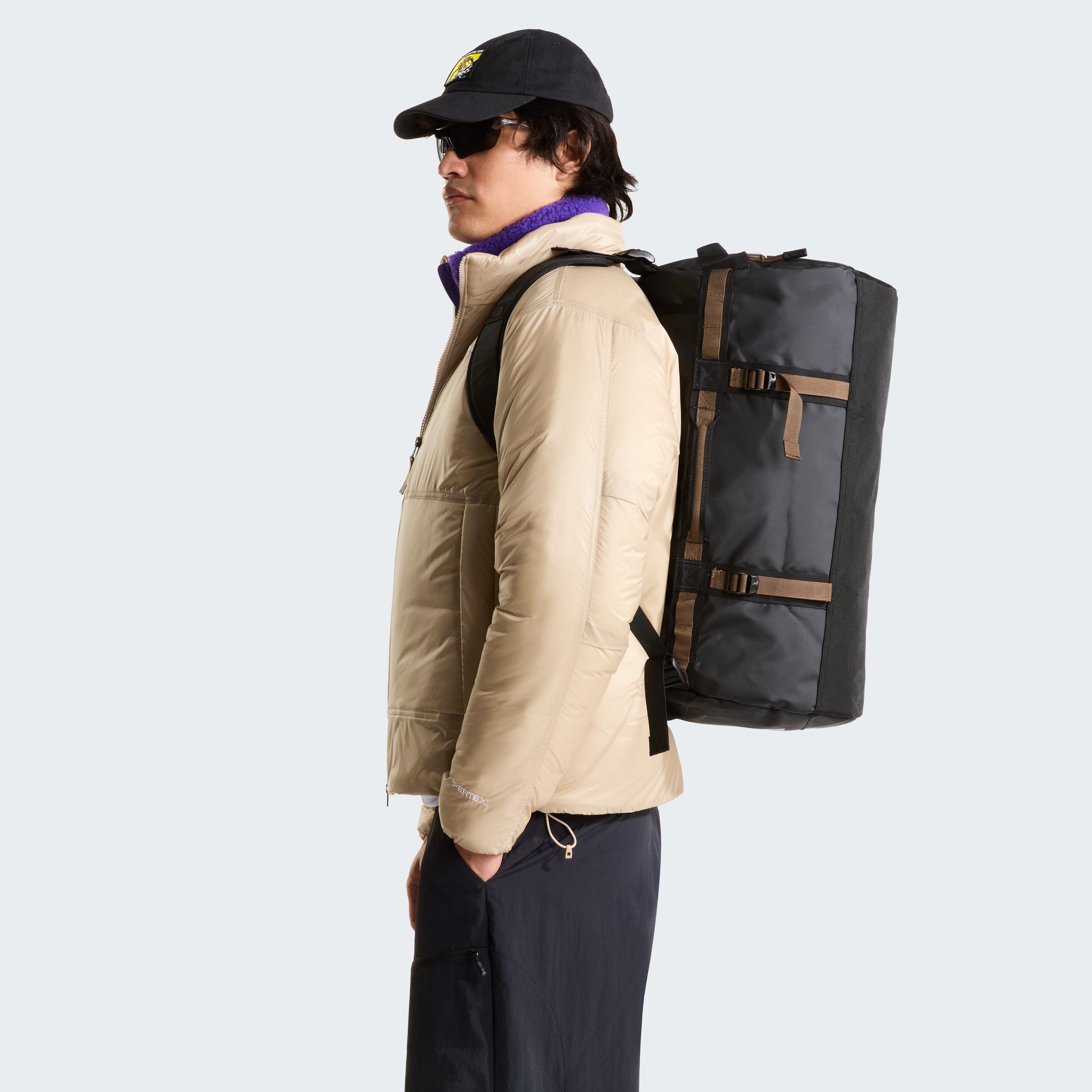 The North Face Sporttasche BASE CAMP DUFFEL - S, 50 Liter Volumen, mit Netzfach, wasserdicht