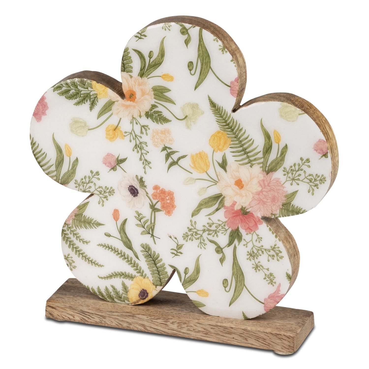 formano Skulptur Blumen, Höhe: 18cm, Farbe: Mehrfarbig, Motiv: Blumen
