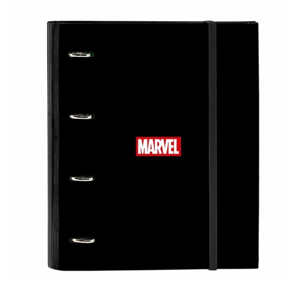 Thumbnail - safta Papierscheren Ringbuch Marvel Schwarz (27 x 32 x 3.5 cm)