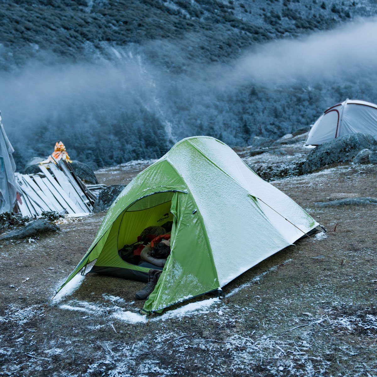 Naturehike Kuppelzelt Campingzelt Ultraleichtes Zelt Wasserdicht Leichtes Rucksackzelt, Personen: 2 Grün