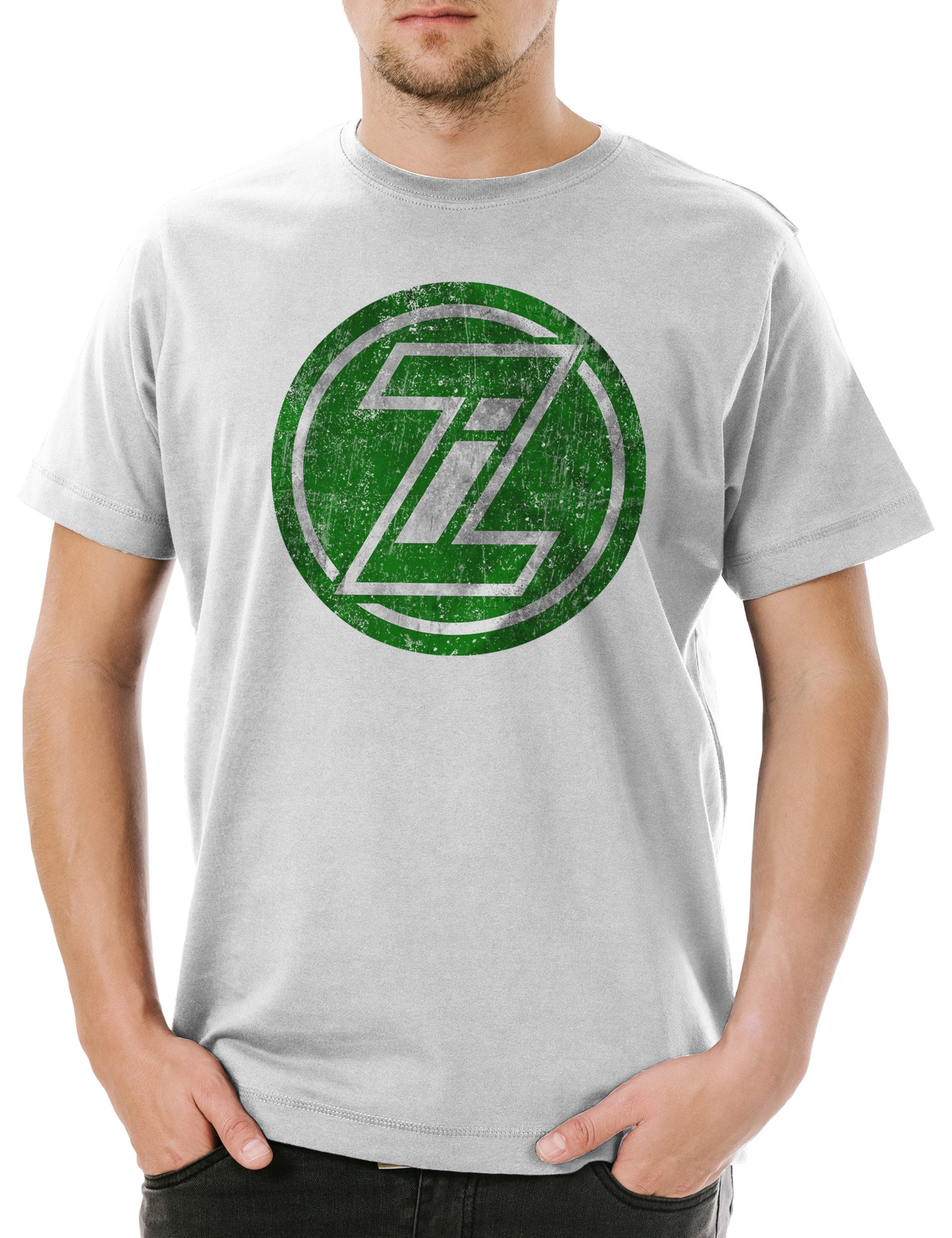 Print-Shirt Zorin Industries II Herren T-Shirt Zeichen Sign Insignia Logo Company