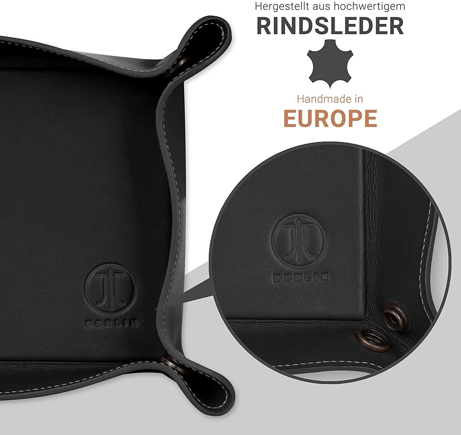 JT Berlin Organizer Kreuzberg, Aufbewahrungsbox für Schlüssel und Kleinteile, aufklappbar