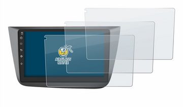 BROTECT flexible Panzerglasfolie für Topway Android CarPlay (9), Displayschutzglas, 3 Stück, Schutzglas Glasfolie matt entspiegelt Anti-Reflex