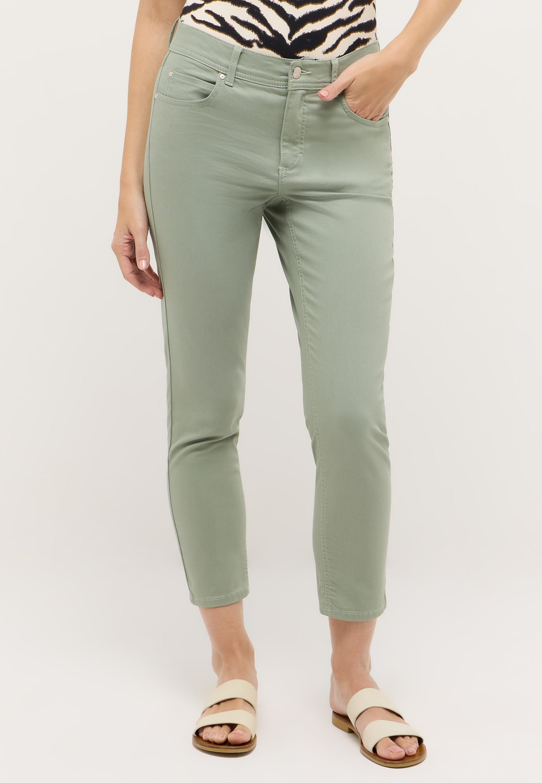 ANGELS Slim-fit-Jeans ORNELLA - Slim Fit klassische Hose 7/8 Länge Jeans