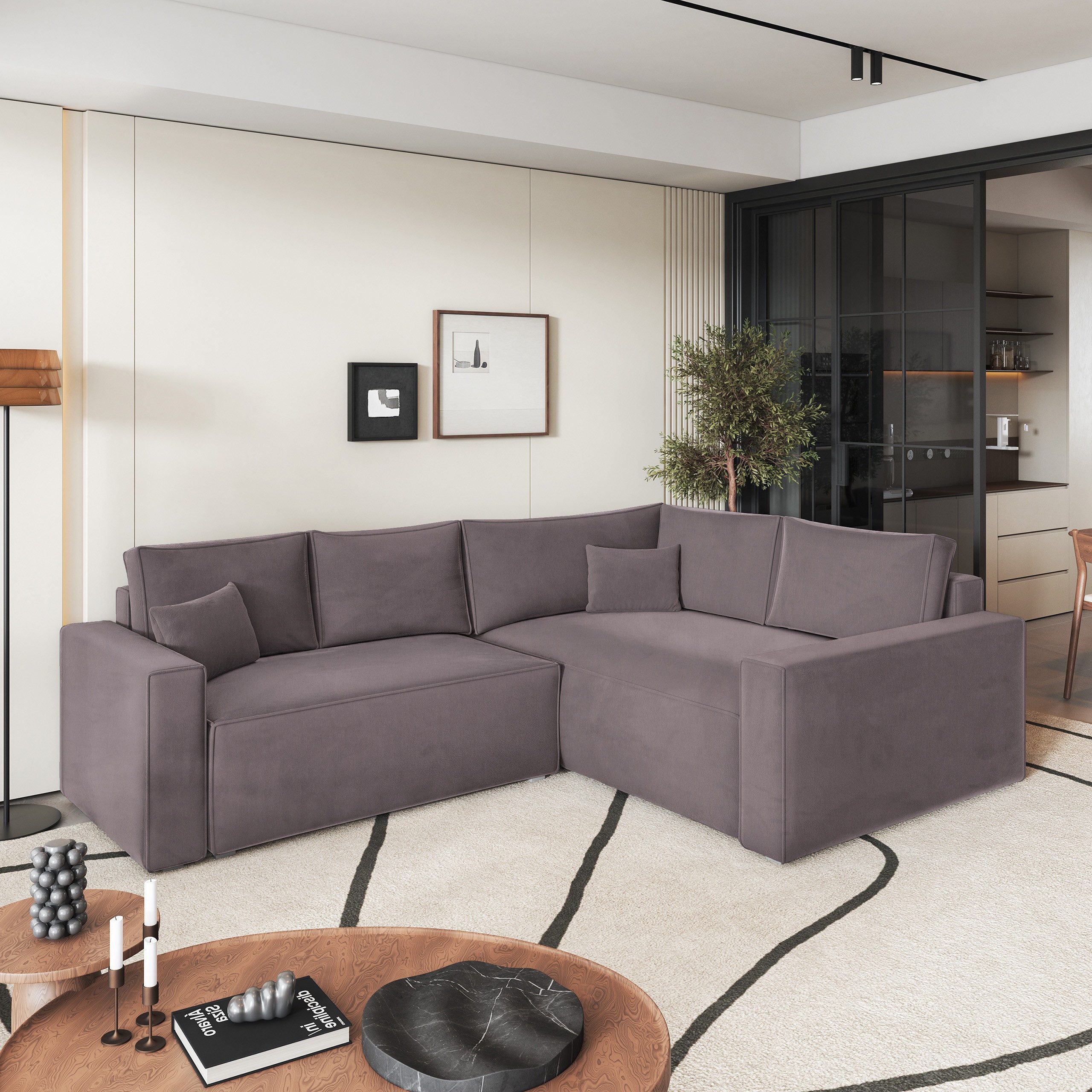 Masseno Ecksofa ERONIS mit Schlaffunktion L-Form, günstig online kaufen