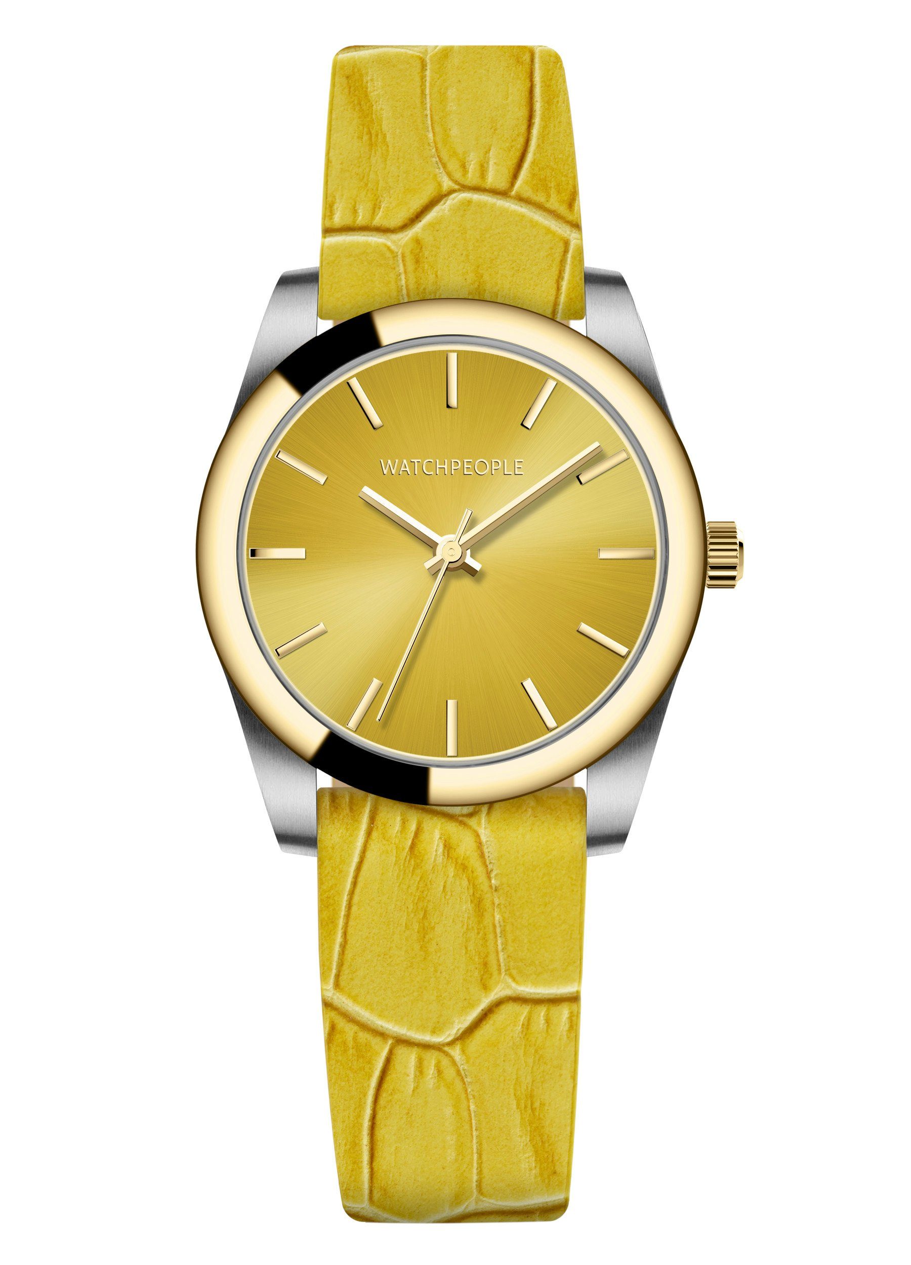 Watchpeople Quarzuhr BS Audrey WP BSL014-02, flach, schlicht, bunt