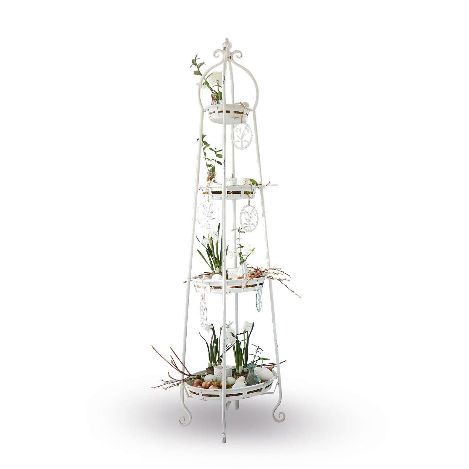 Mirabeau Etagere Etagere Ipas antikweiß, Eisen