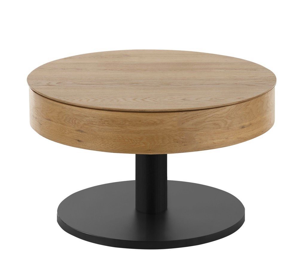 MCA furniture Couchtisch Couchtisch Tanger mit Lift, rund, Ø75, Asteiche / günstig online kaufen