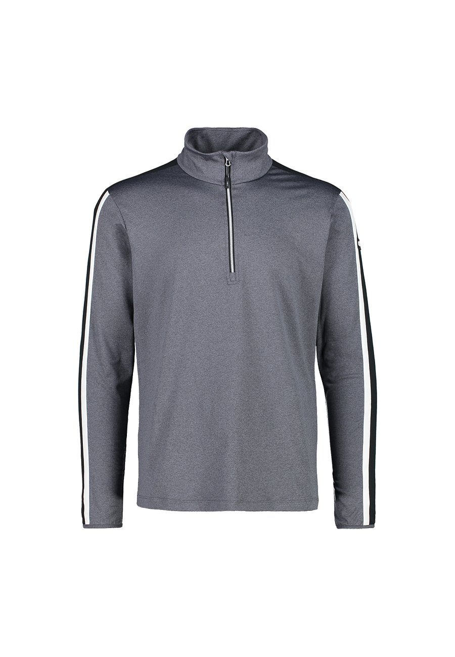 Maglia A Maniche Lunghe CMP Uomo In Pile Grid Tech - Termica, Traspirante, Per Outdoor E Sci