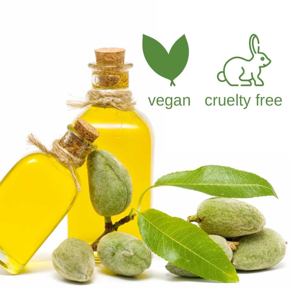 Kitama Körperöl Mandelöl Naturkosmetik - sanftes Baby-Öl, Pflege-Öl für Haut & Haar 500ml, Basisöl Massageöl