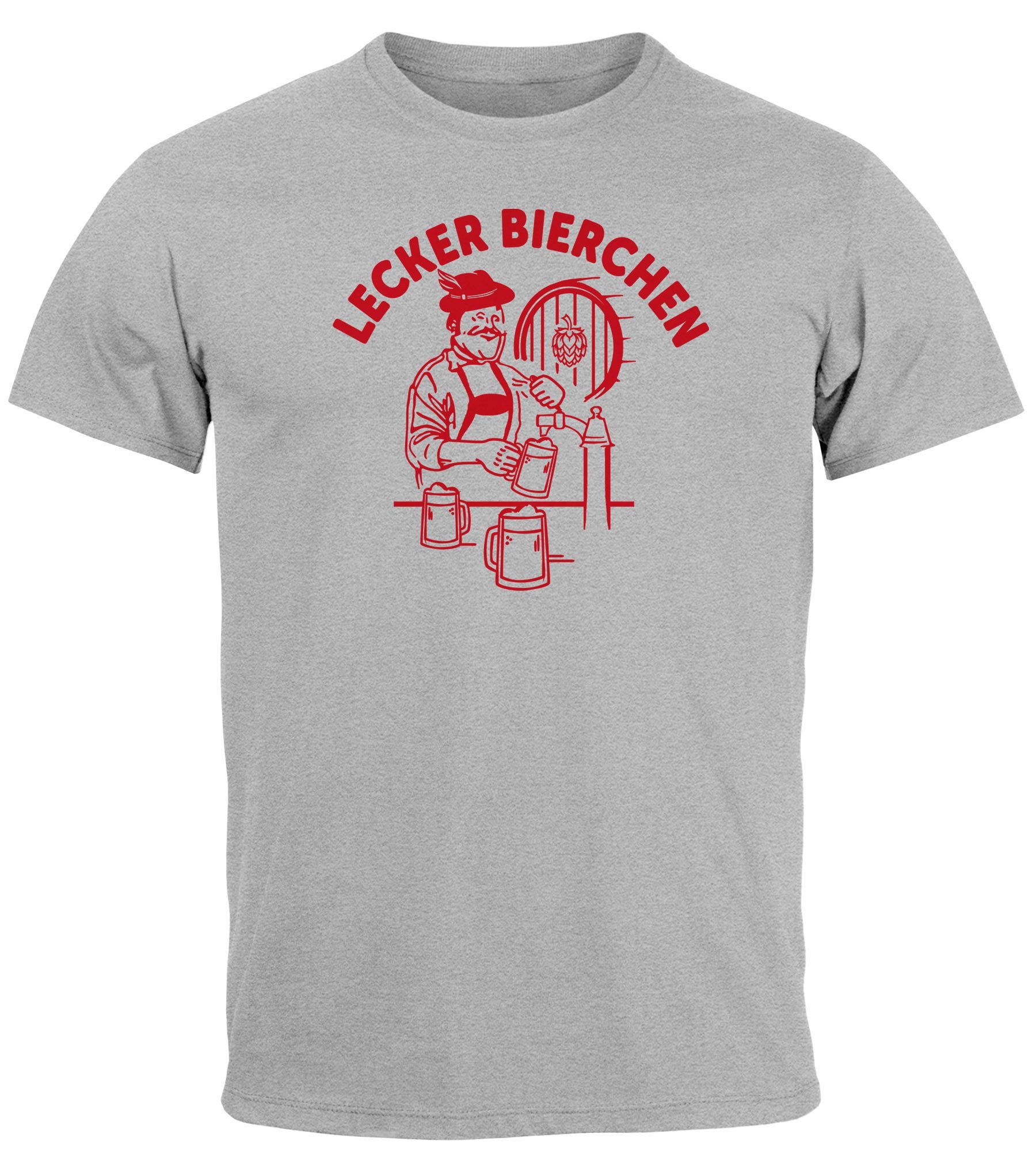 MoonWorks Print-Shirt Herren T-Shirt Lecker Bierchen günstig online kaufen
