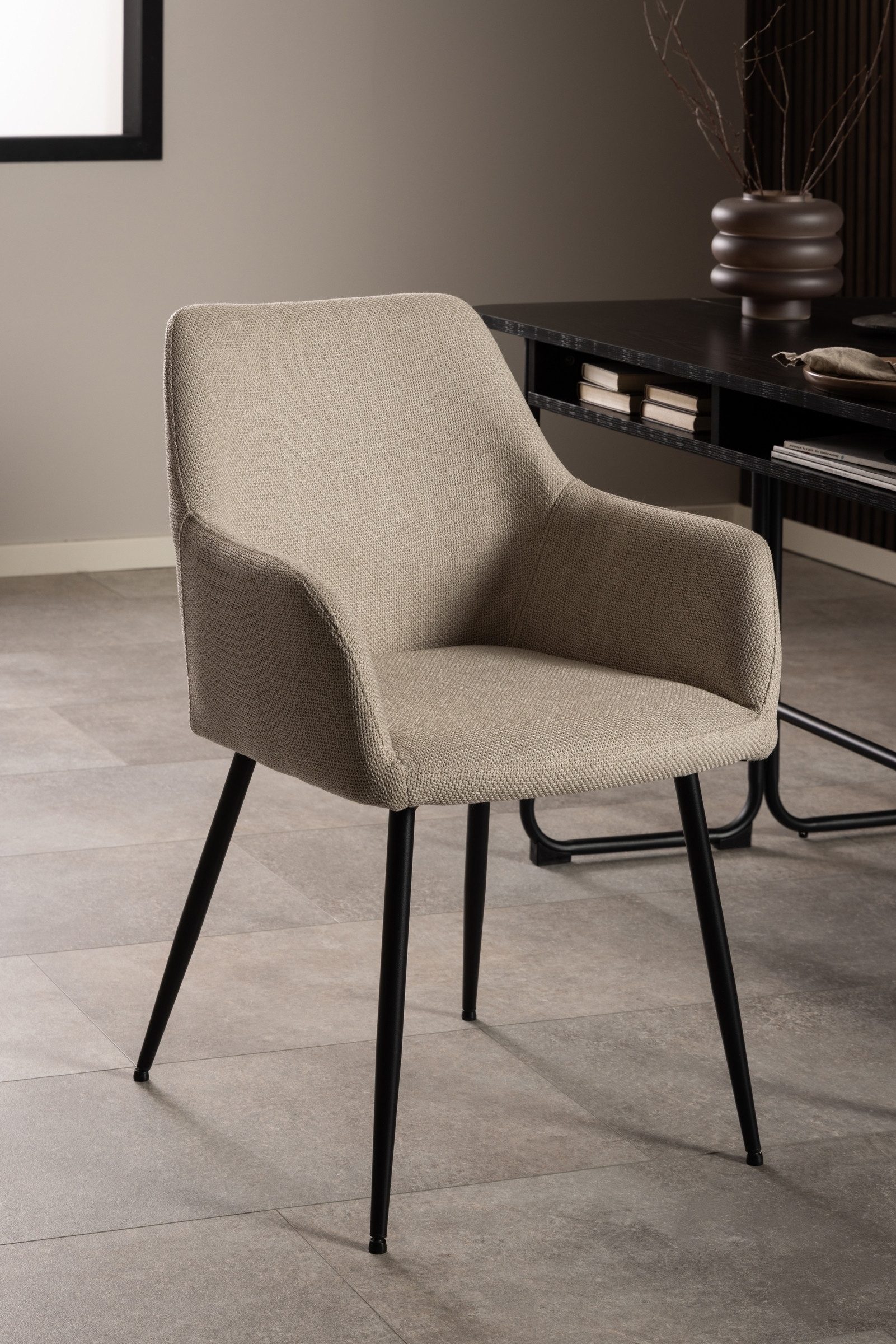 ACTONA GROUP Esszimmerstuhl in Beige, Stoff günstig online kaufen