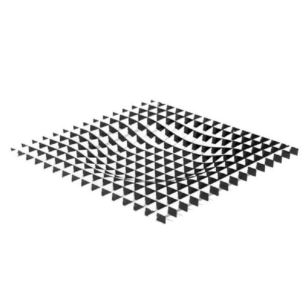 Fundamental Berlin Servierschale Tablett Gravity Black White