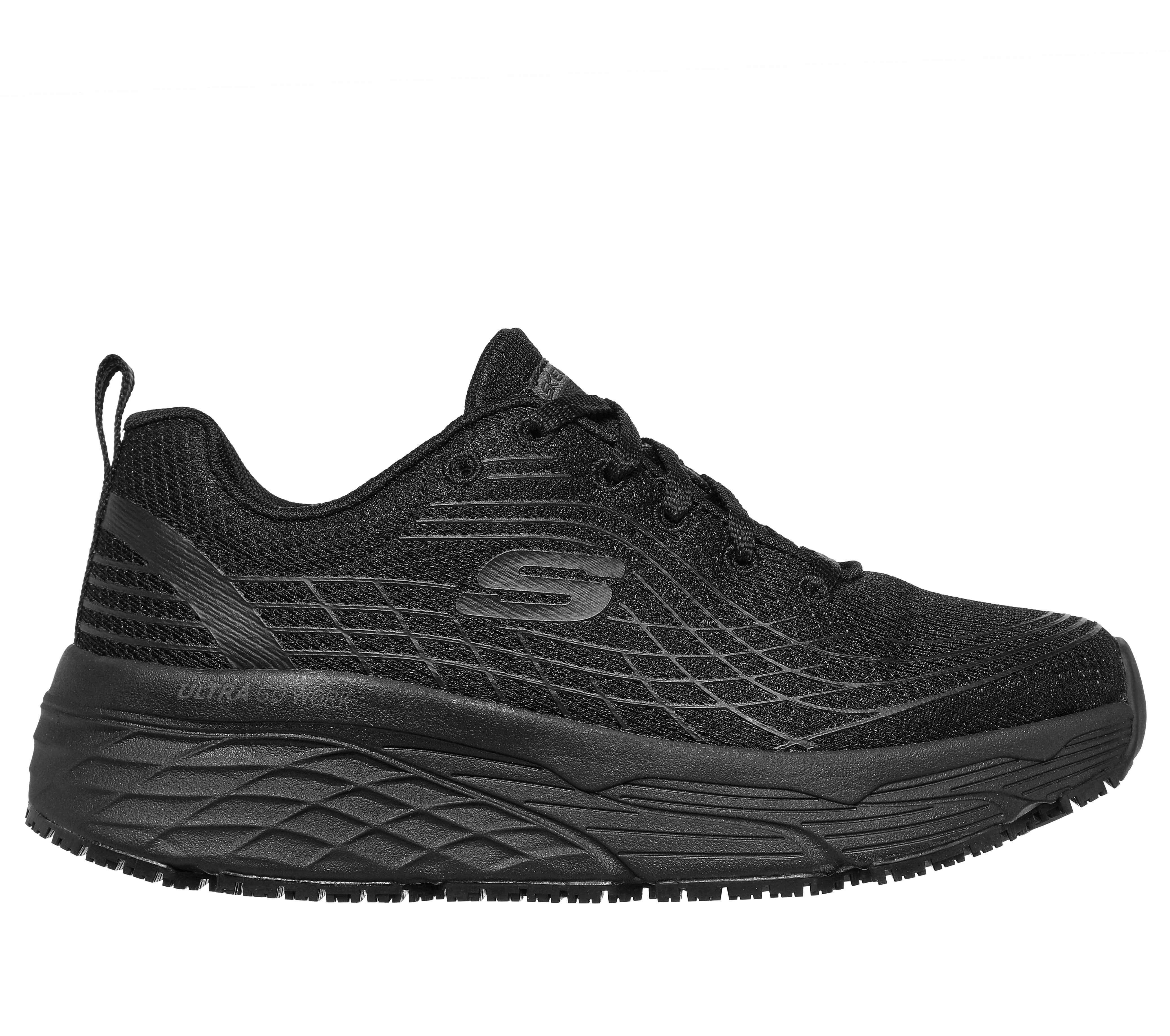 Skechers MAX CUSHIONING ELITE SR - Maximaler Komfort und Sicherheit - Damen Berufsschuh Nach EN ISO 20347:2022 (OB FO SR) - Memory Foam-Einlegesohle