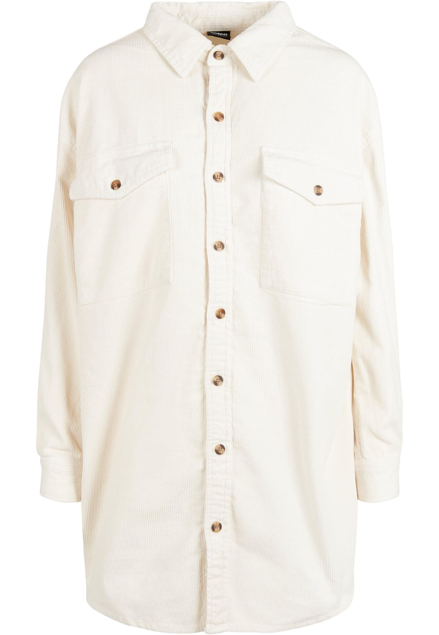 Hemdbluse Urban Classics Damen Ladies Long Corduroy Overshirt