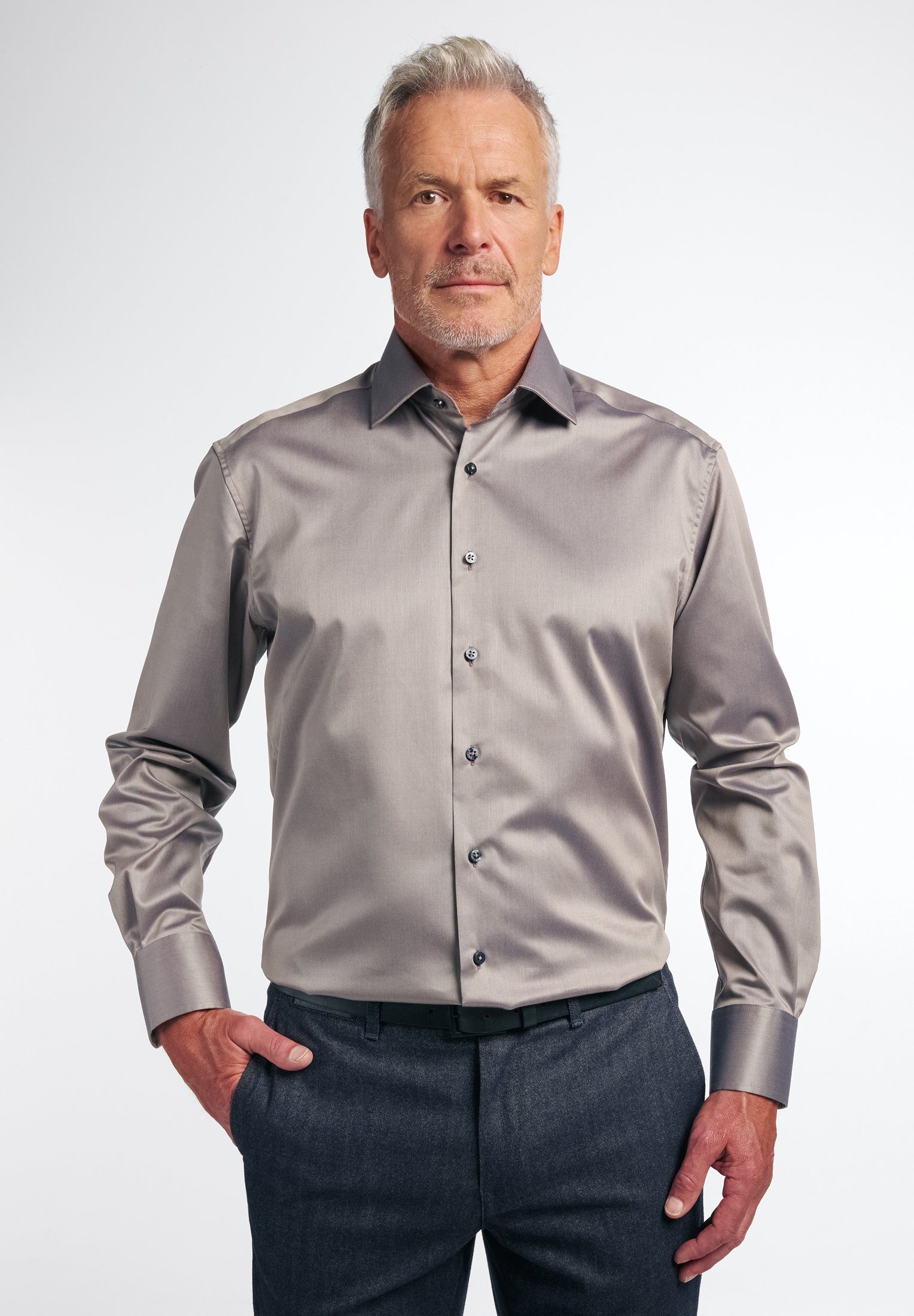 Eterna Langarmhemd COMFORT FIT NON IRON günstig online kaufen