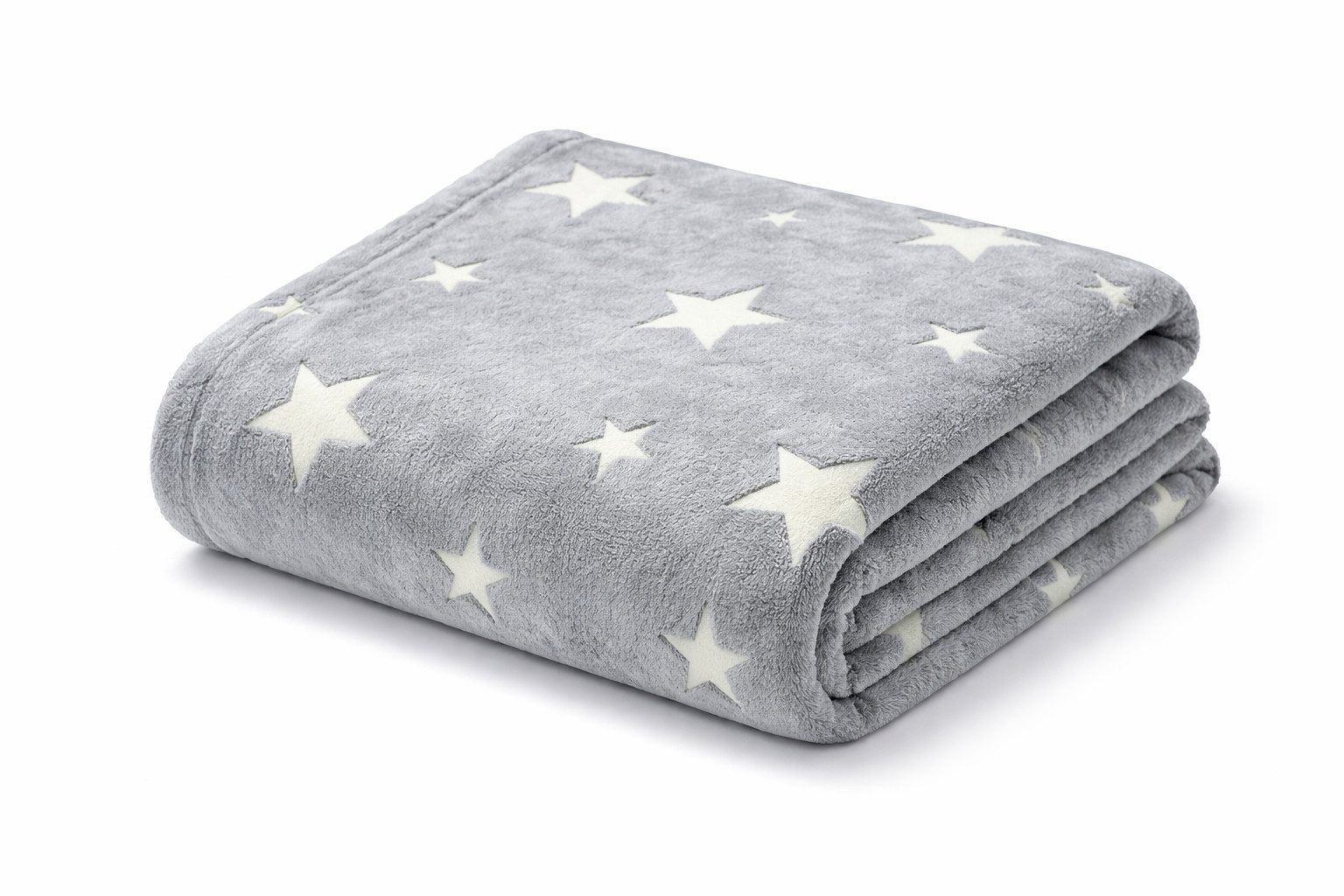 Kinderdecke mit leuchtenden Sternen, 150x200cm, Stoffschmiede
