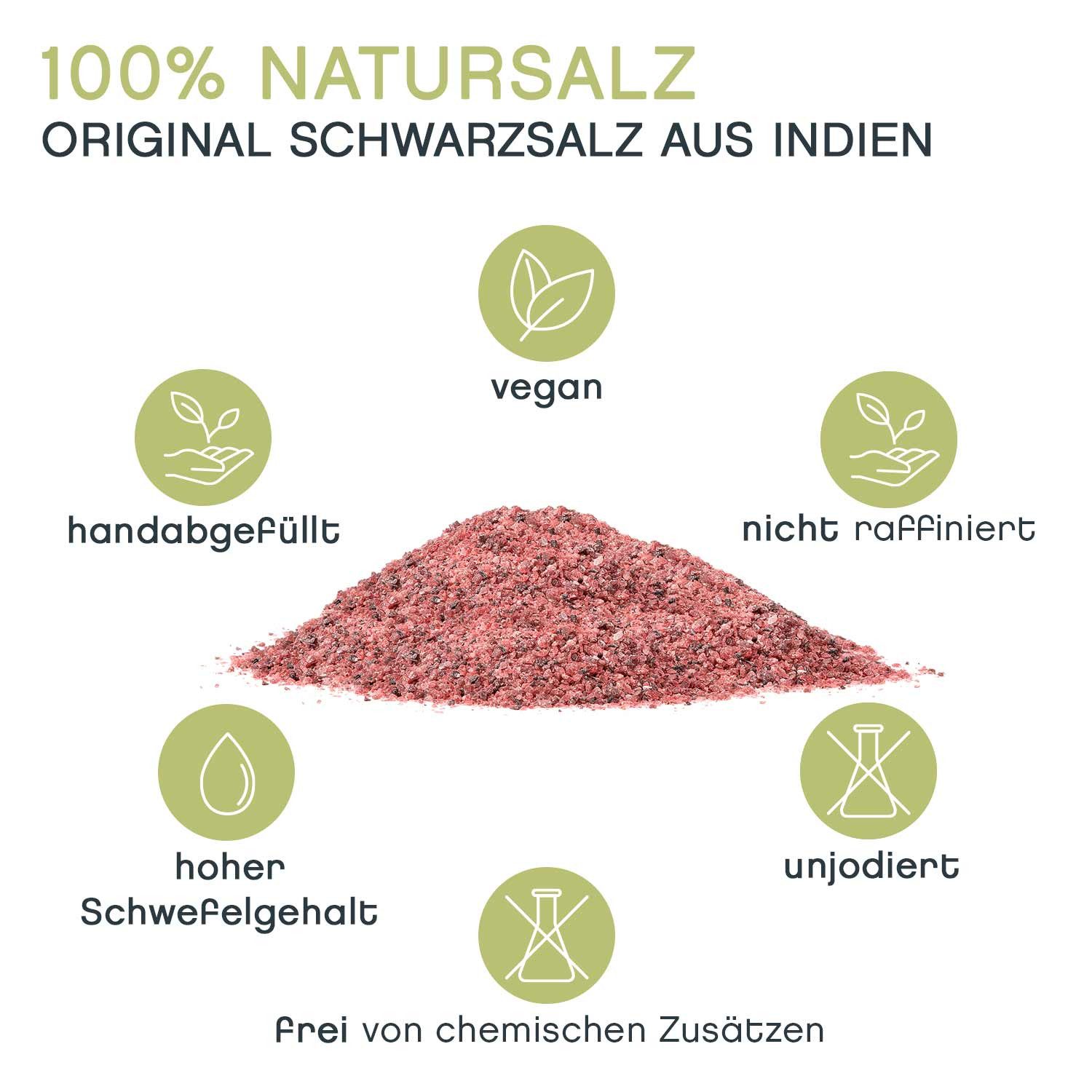Pfefferdieb Gewürz Kala Namak Steinsalz fein, 250g – Bild 5 von 5