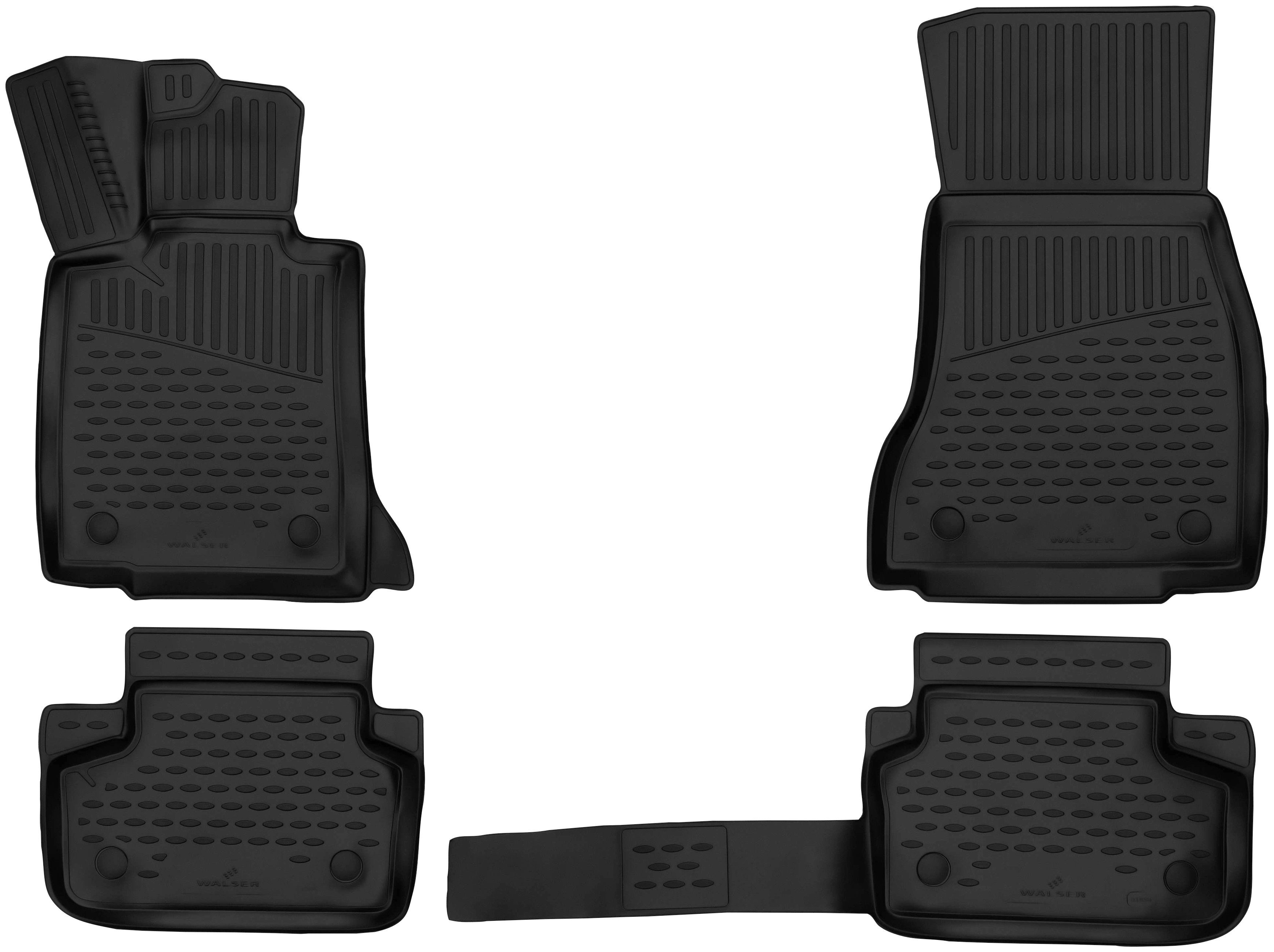 WALSER Passform-Fußmatten XTR (4 St), für BMW 5er Limousine 09/2016 - Heute | Automatten