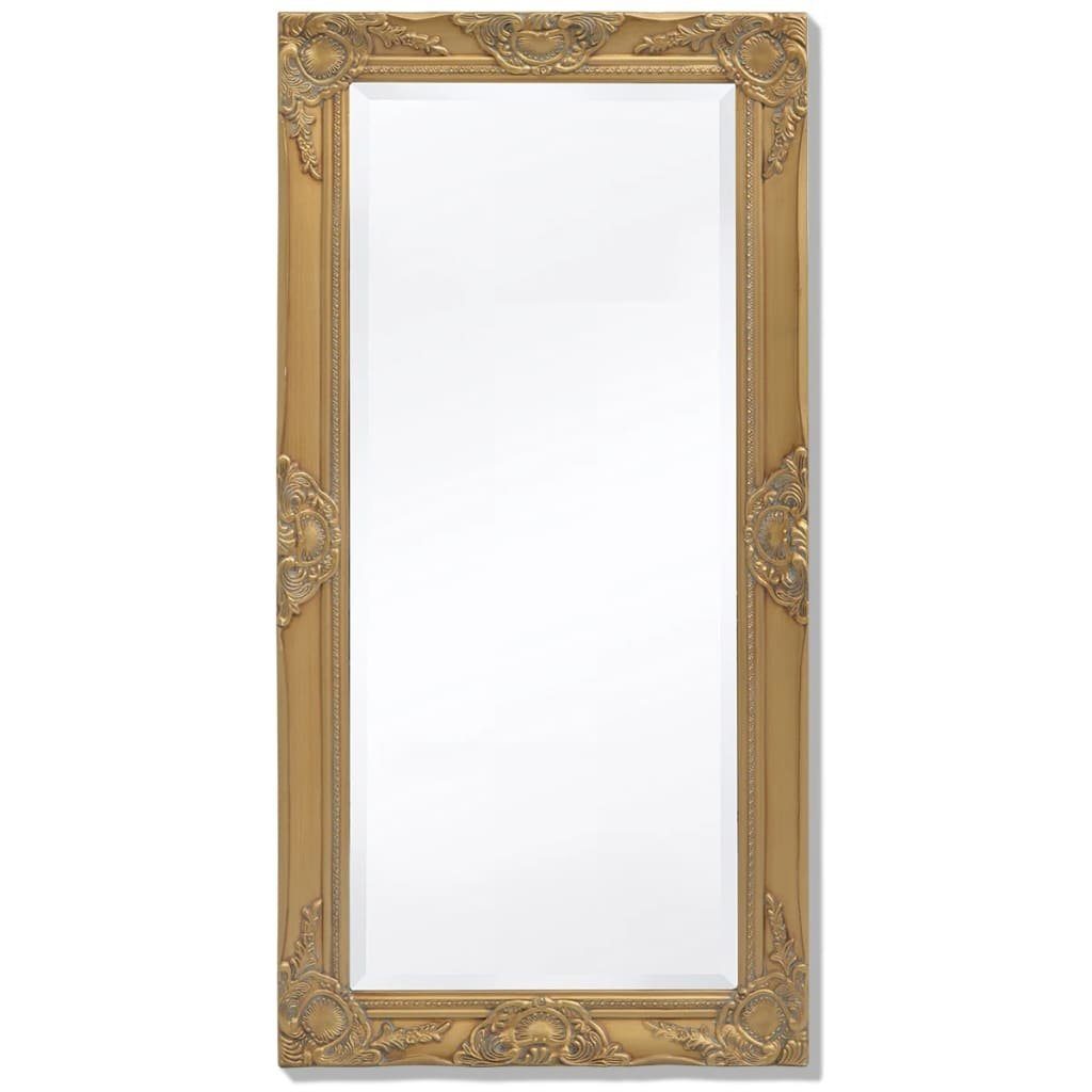vidaXL Spiegel Wandspiegel im Barock-Stil | 100x50 (1-St) Golden Gold cm Gold